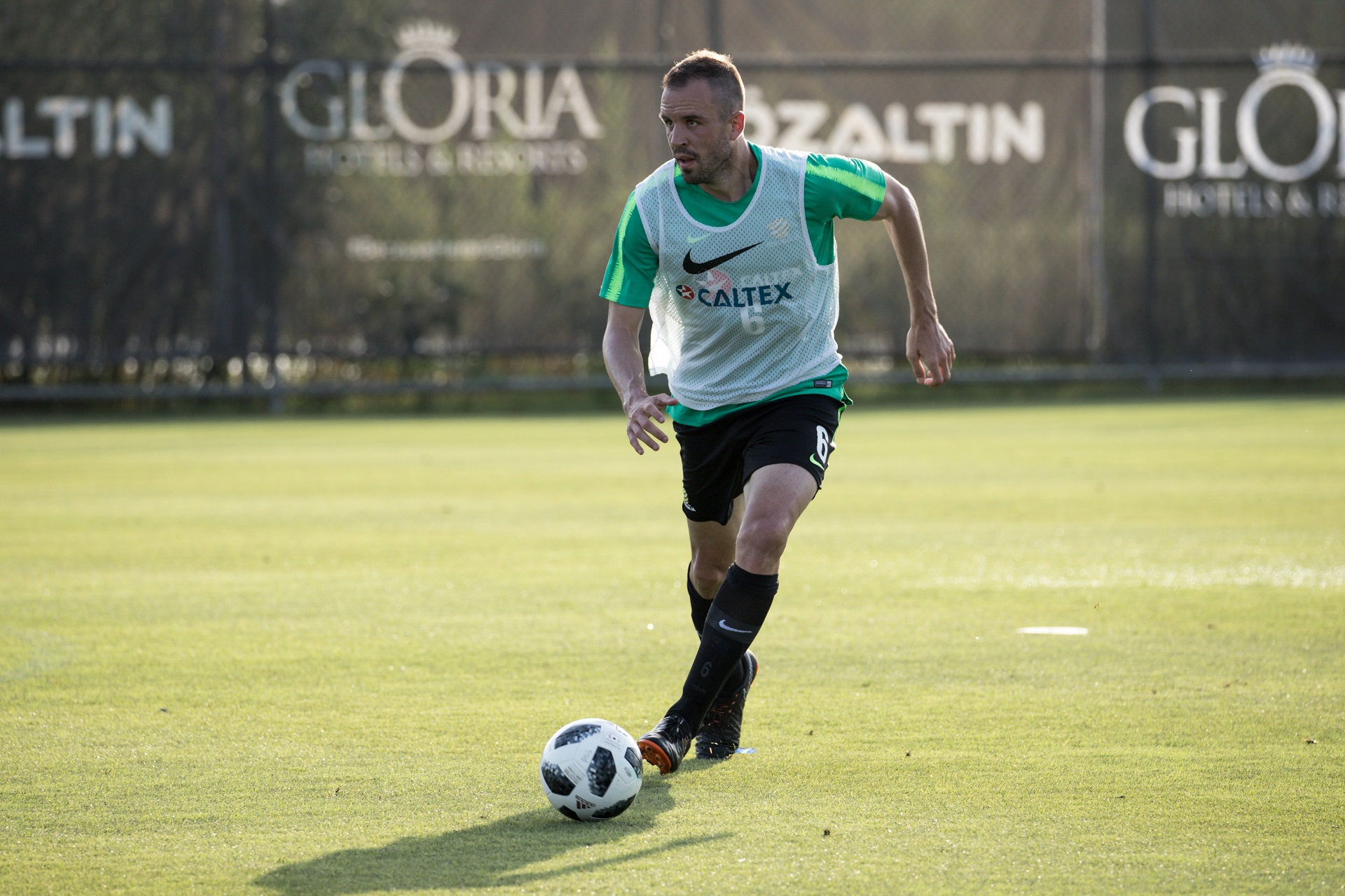 Matthew Jurman during the training game