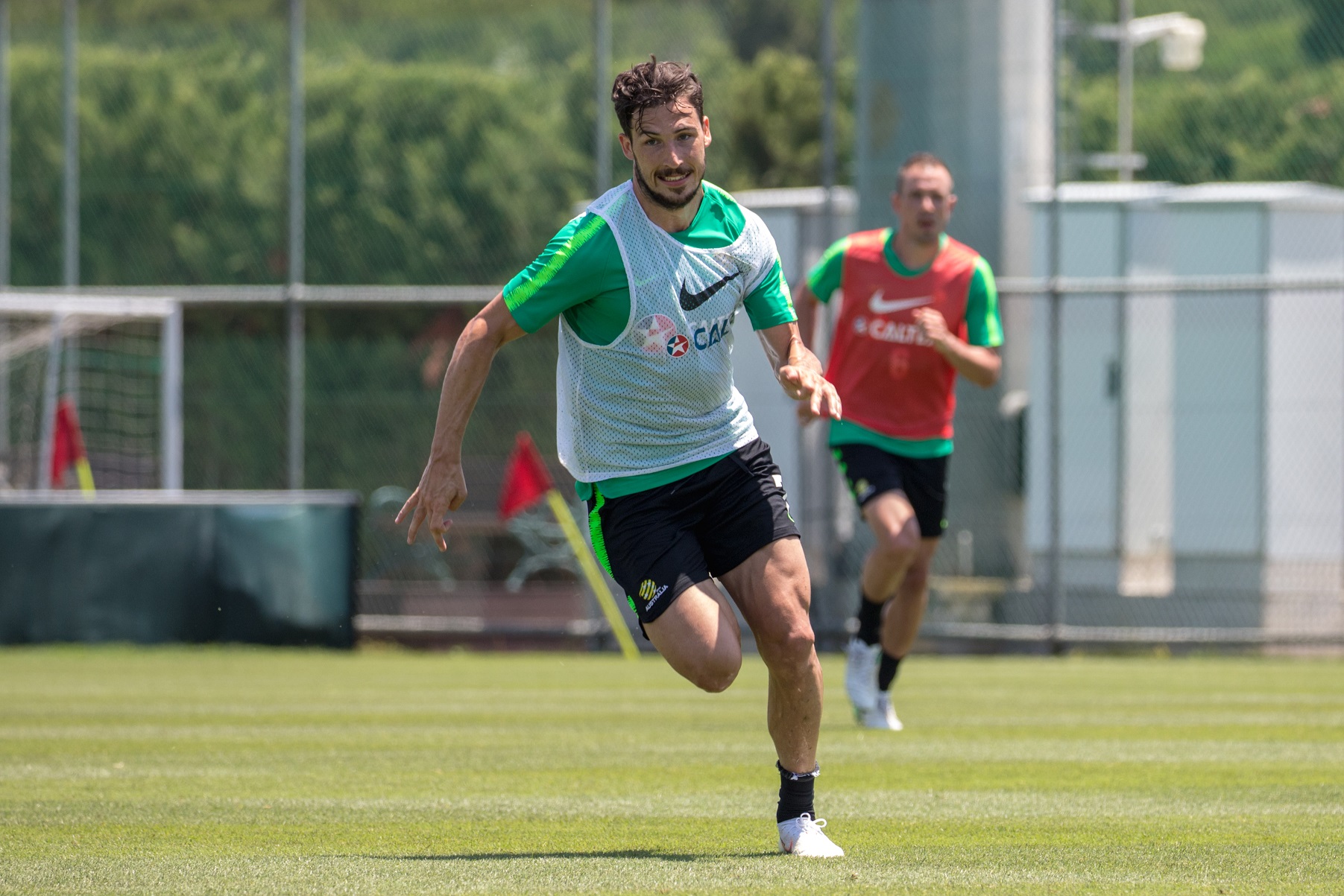 Mathew Leckie in training Mathew Leckie in training