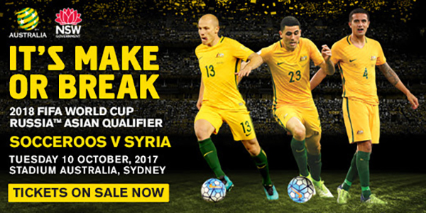 Socceroos v Syria
