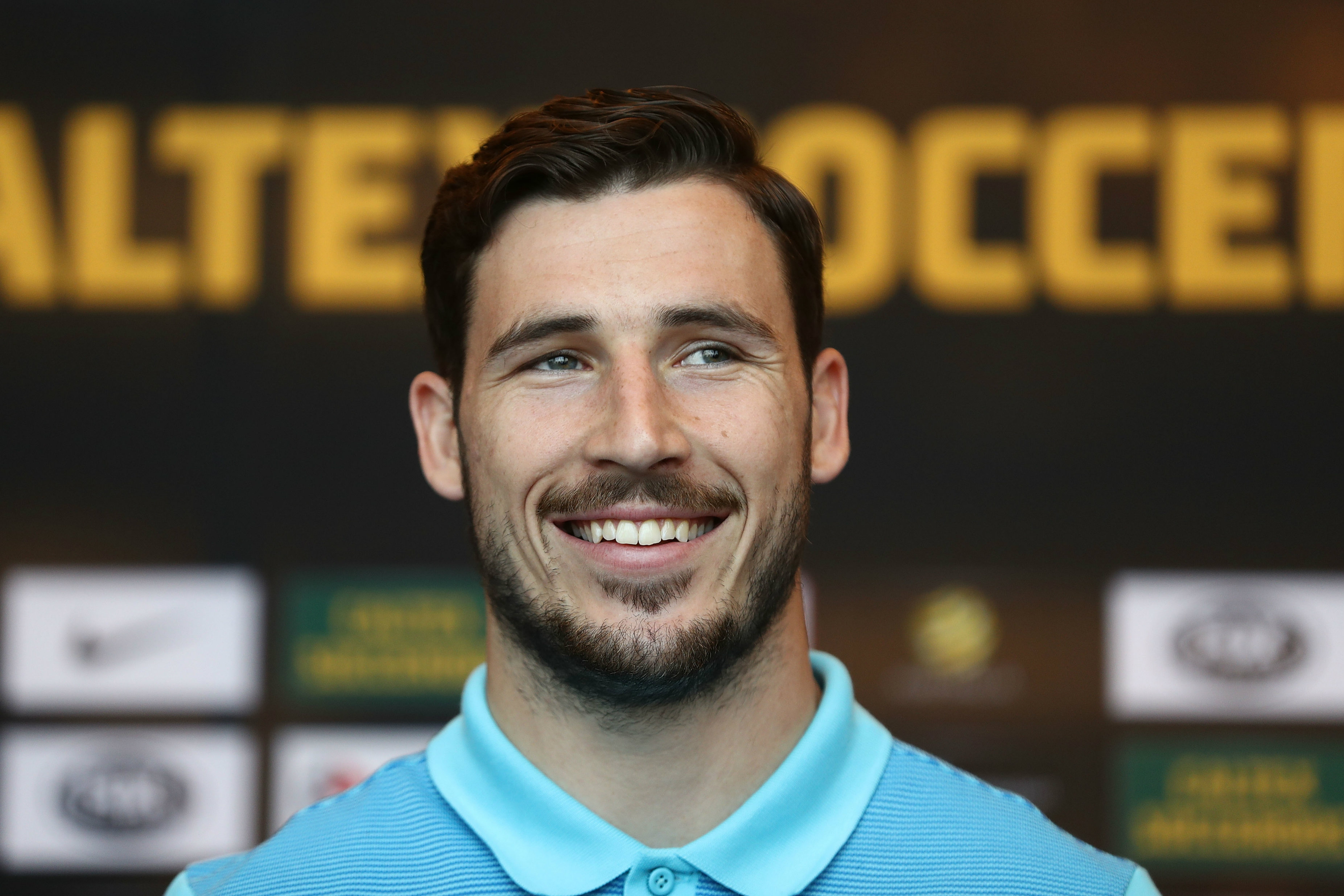 Mathew Leckie feels he's found good rhythm at Hertha Berlin this season. 