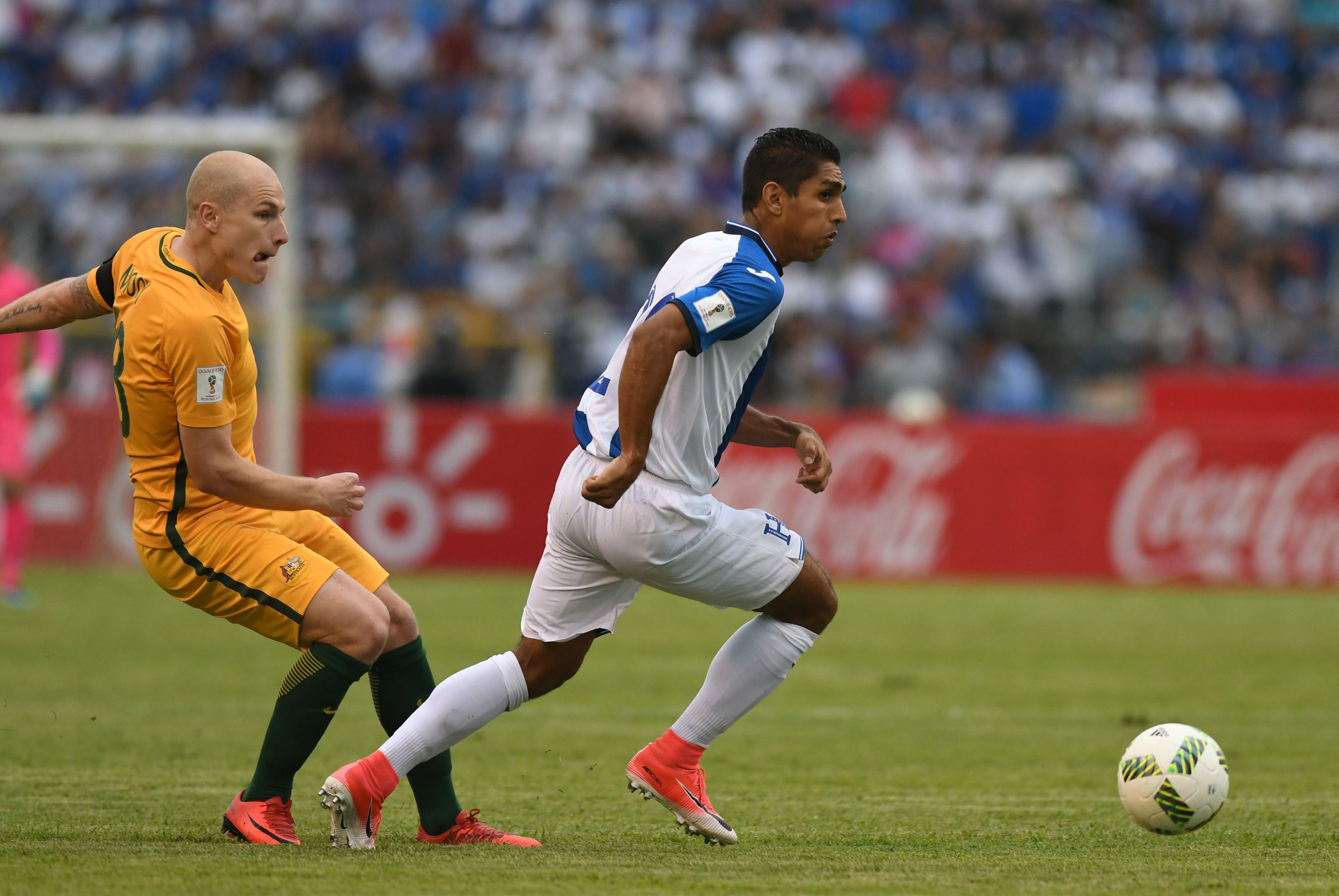 Aaron Mooy showed some nice touches on the ball in difficult conditions. 