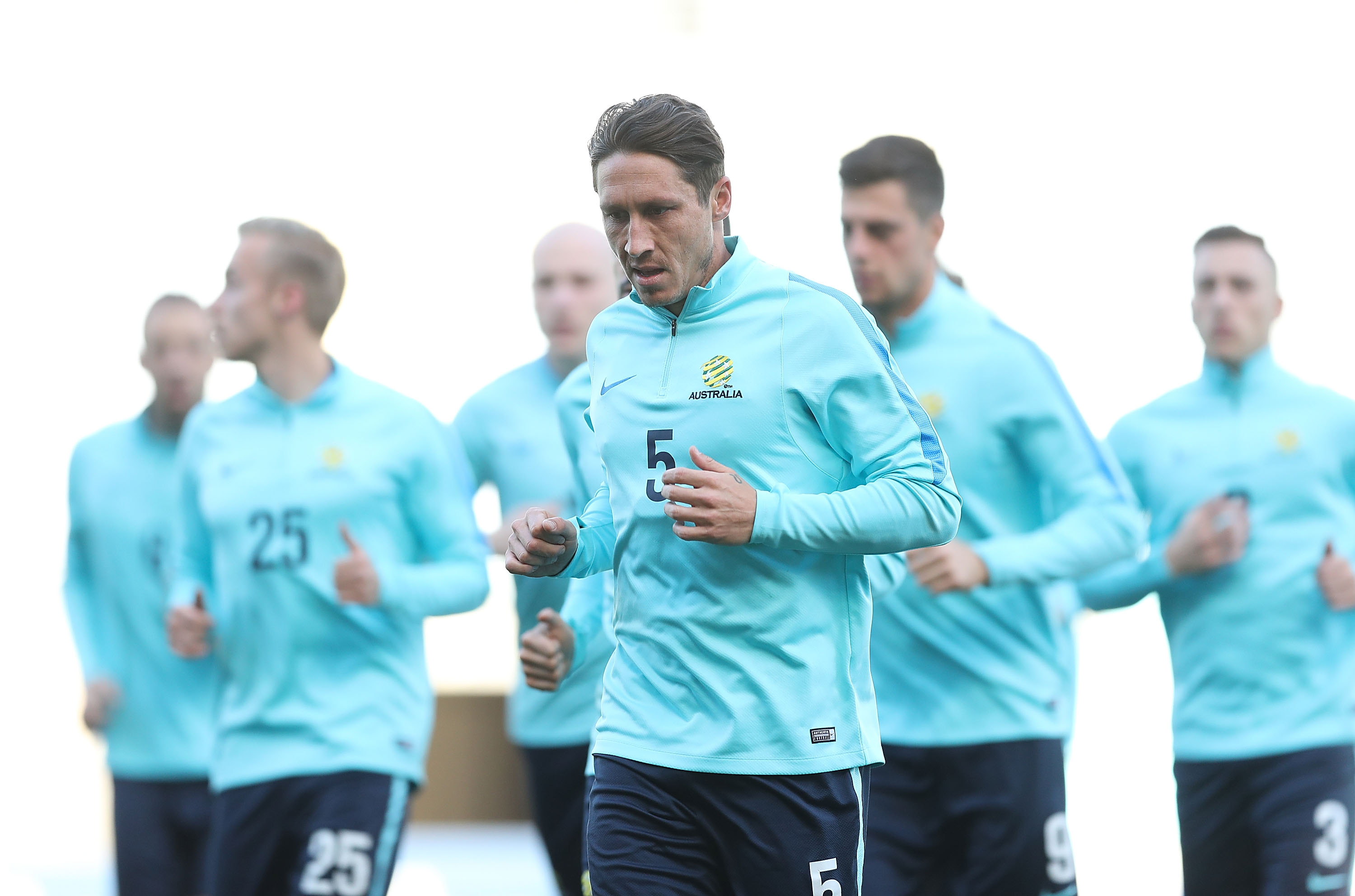 Mark Milligan training