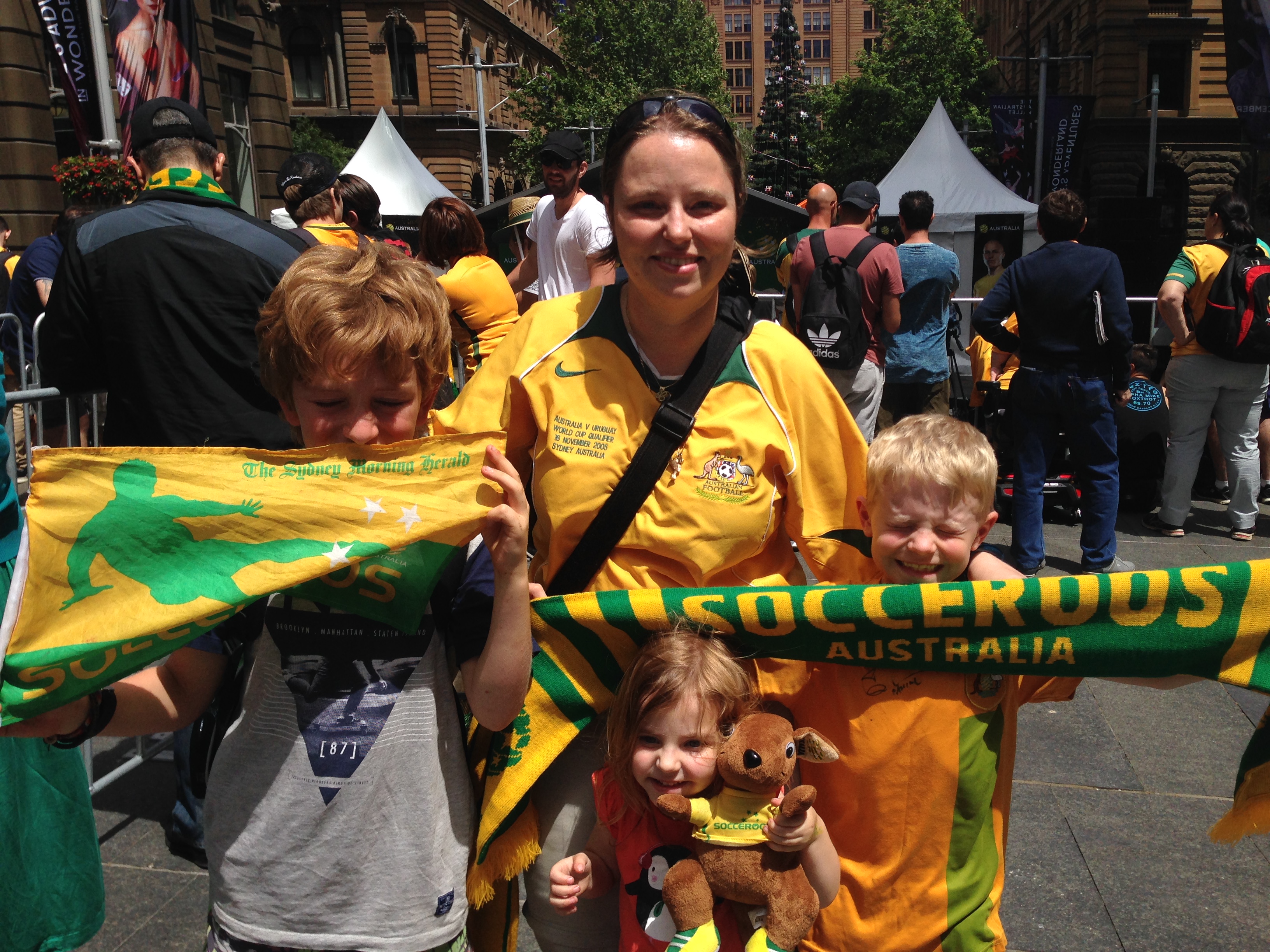 Socceroos fans 