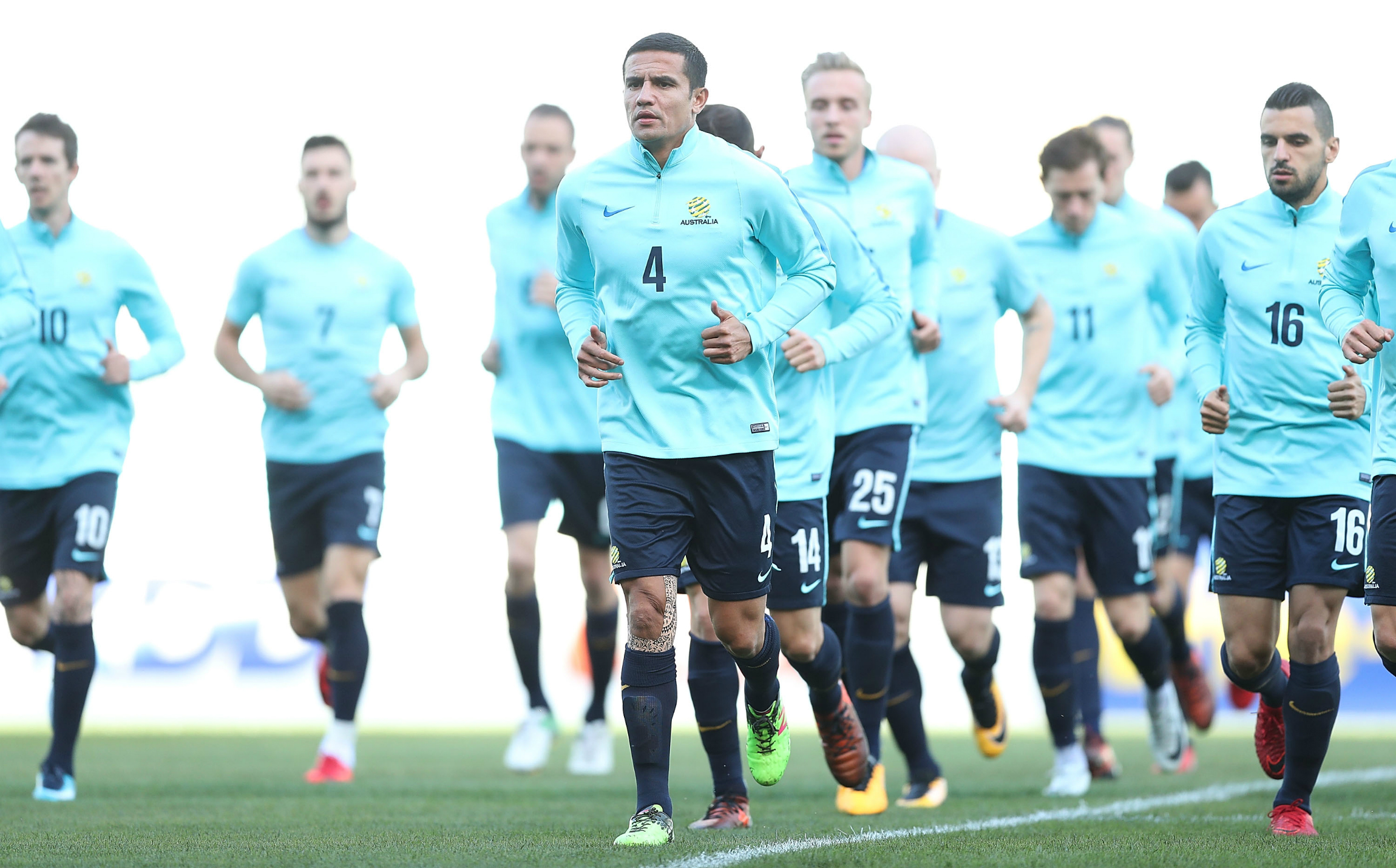 Tim Cahill training