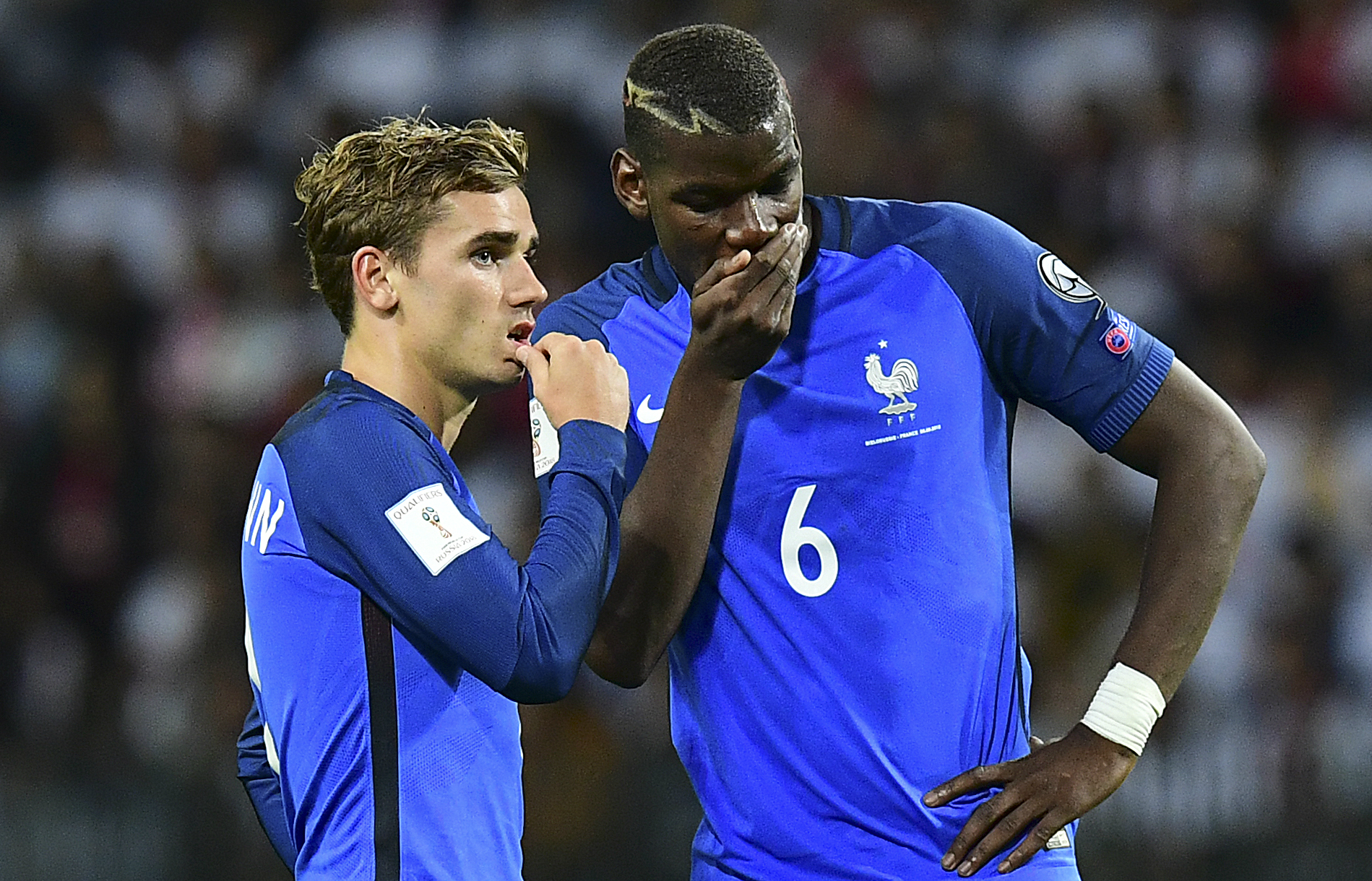 Pogba and Griezmann Pogba and Griezmann