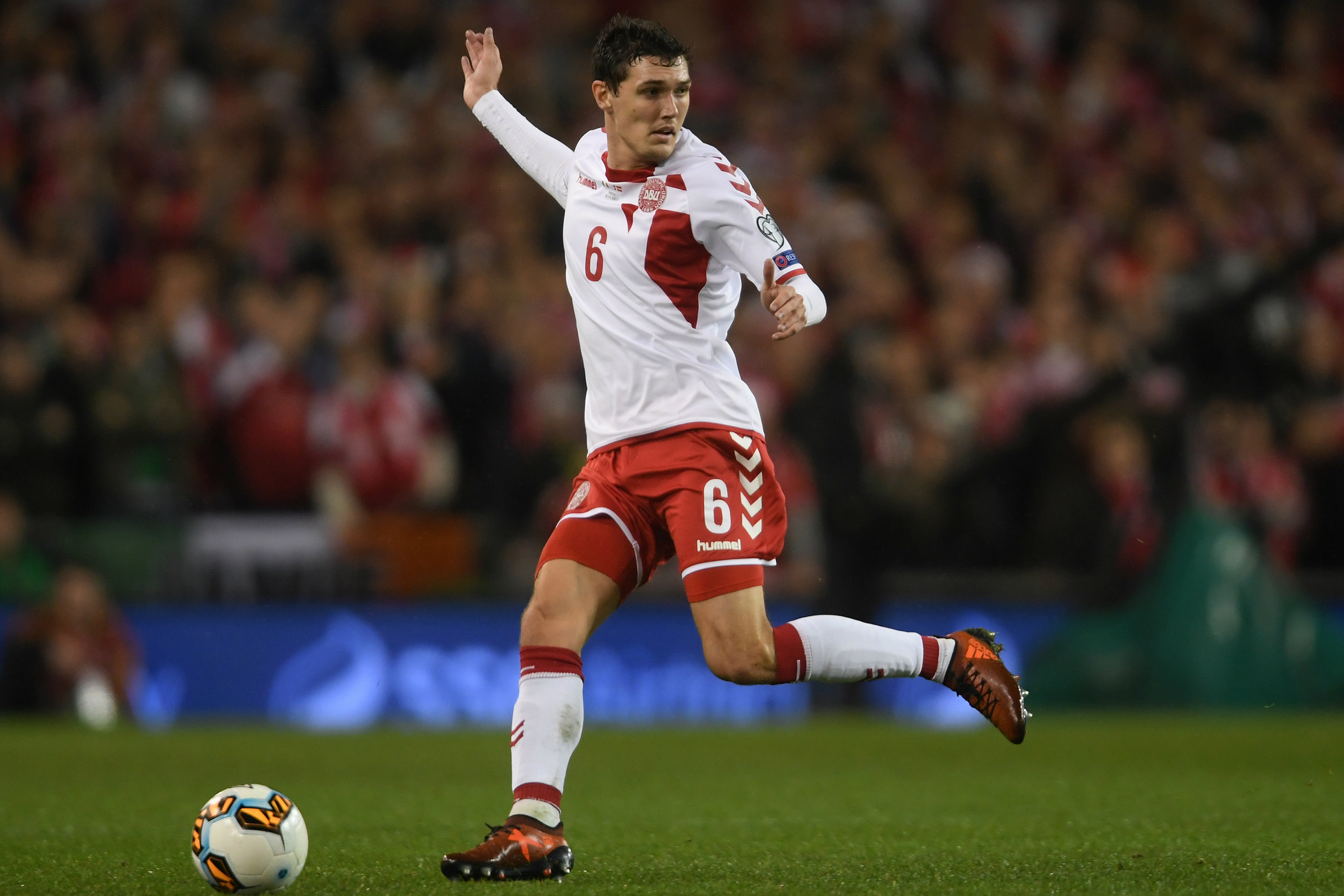 Andreas Christensen plays his club football with EPL champions Chelsea. Andreas Christensen plays his club football with EPL champions Chelsea.