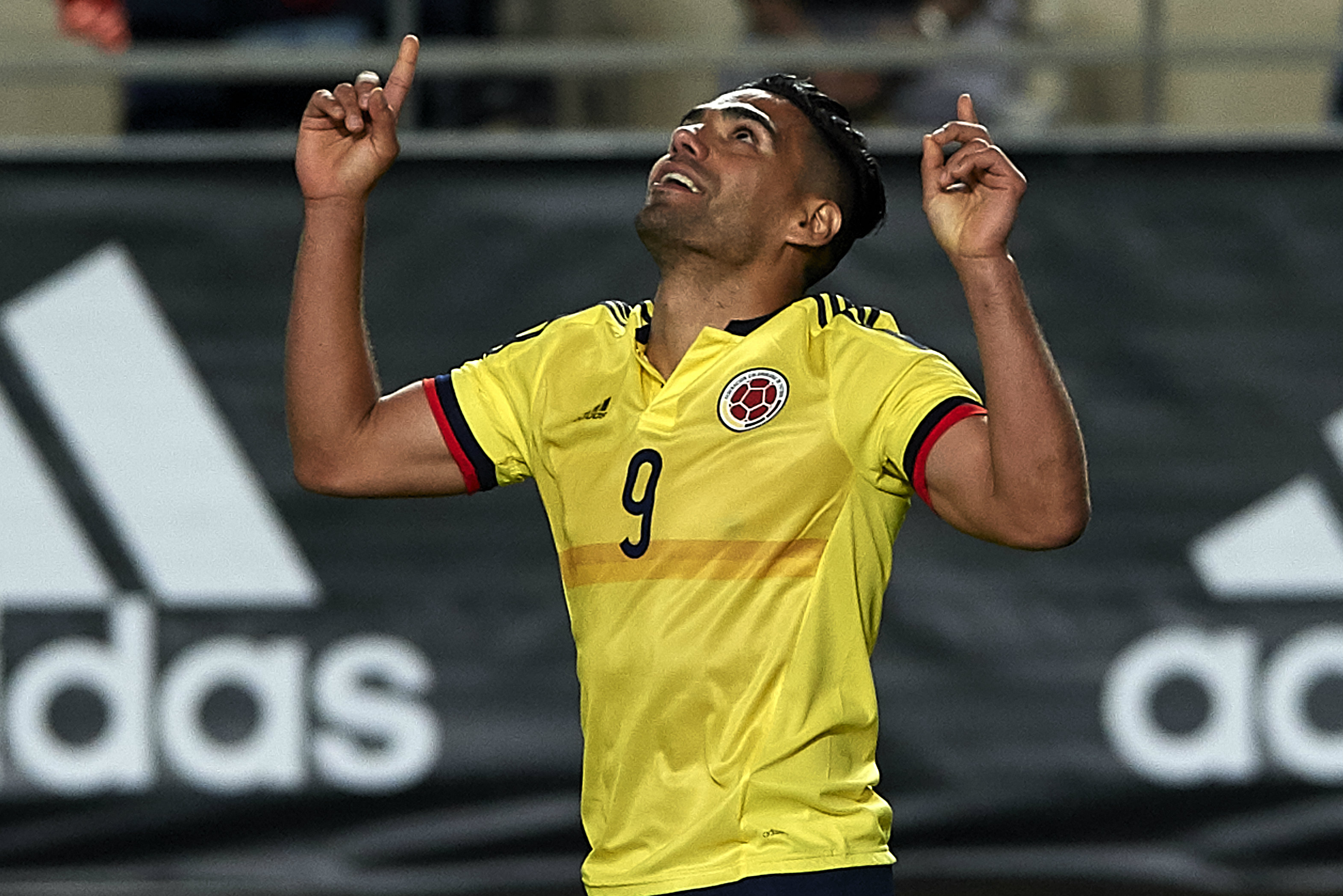 Striker Radomel Falcao is a key man for the Colombians.