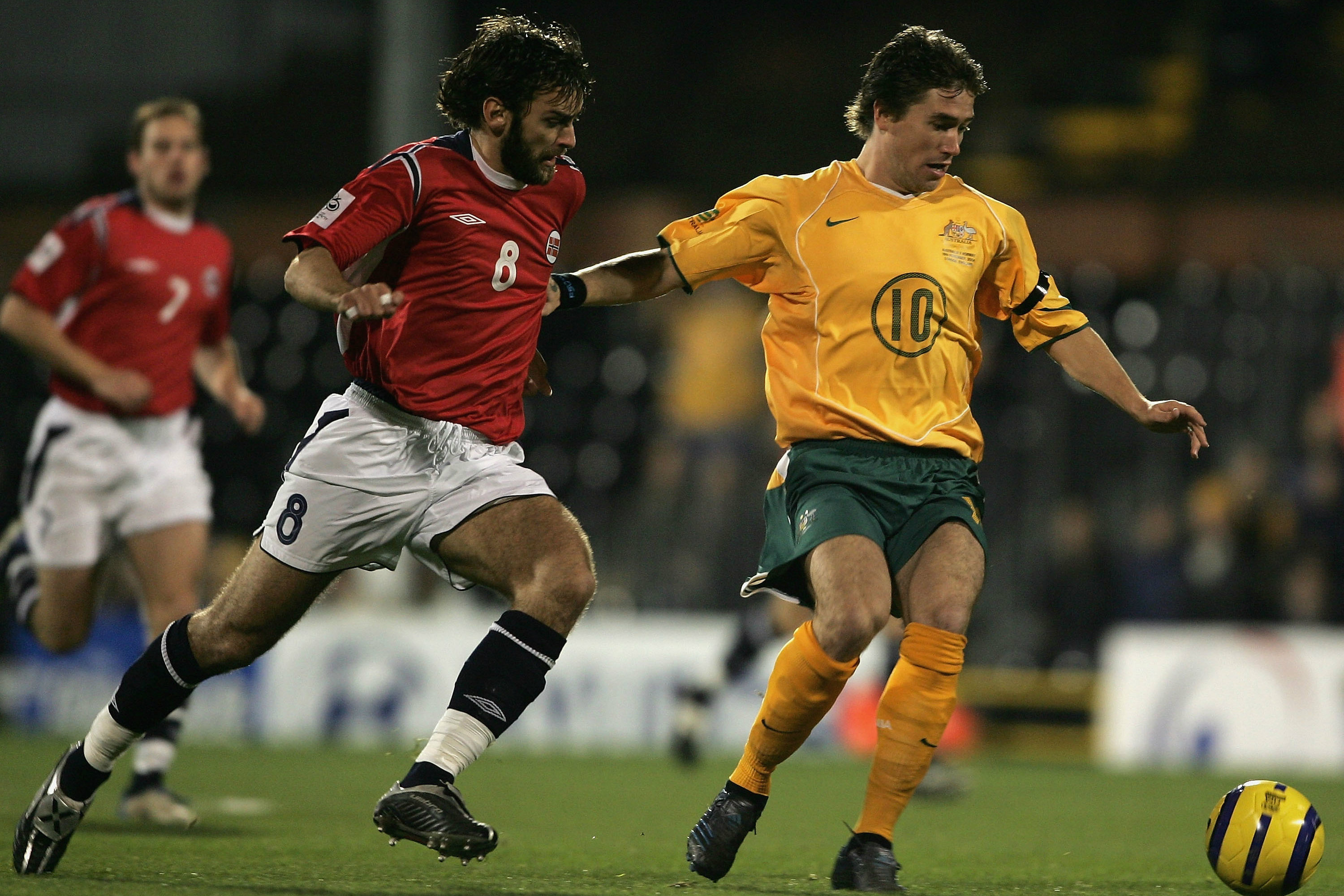 Harry Kewell was part of a star-studded Australian side against Norway. Harry Kewell was part of a star-studded Australian side against Norway.