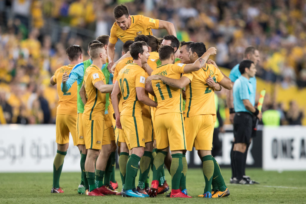 Socceroos celebrate