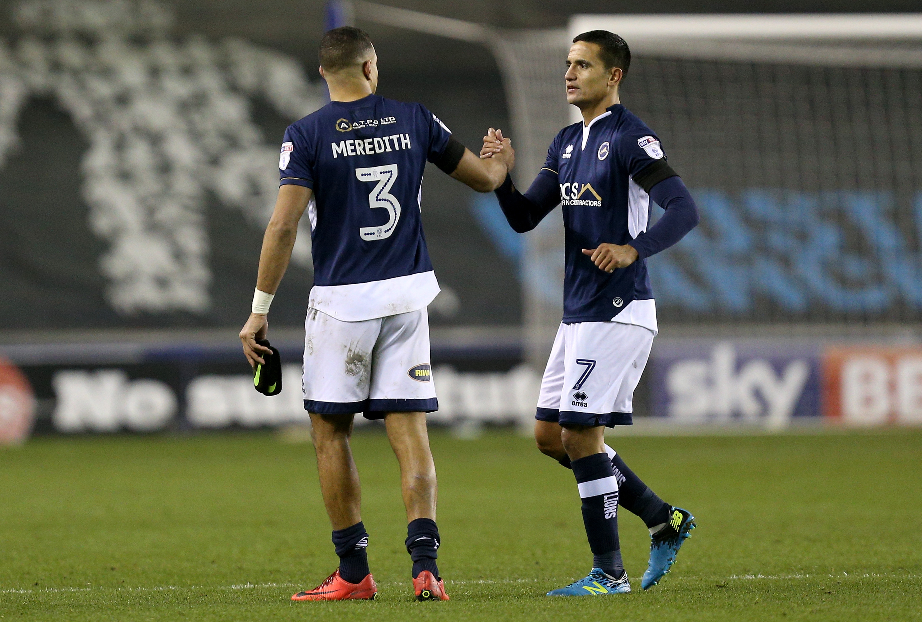 Tim Cahill and James Meredith for Millwall