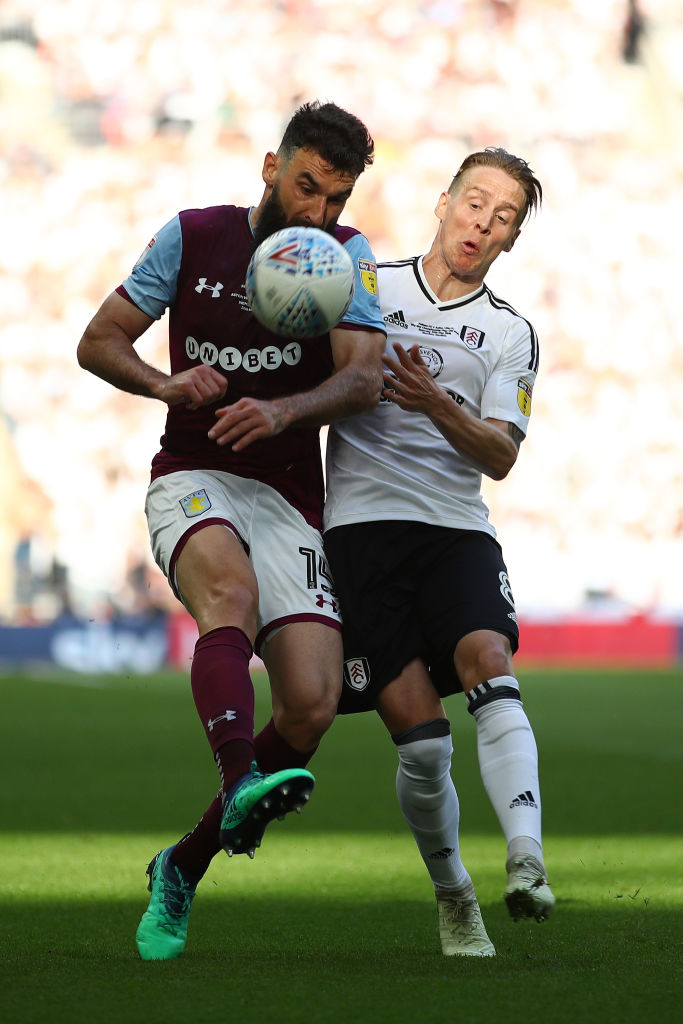 Mile Jedinak in action in the Championship play-off final Mile Jedinak in action in the Championship play-off final