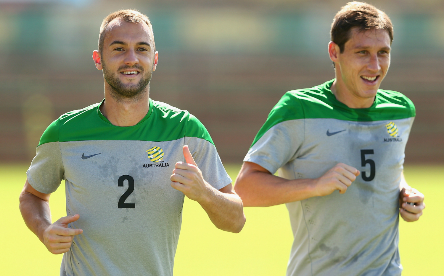 Ivan Franjic and Mark Milligan