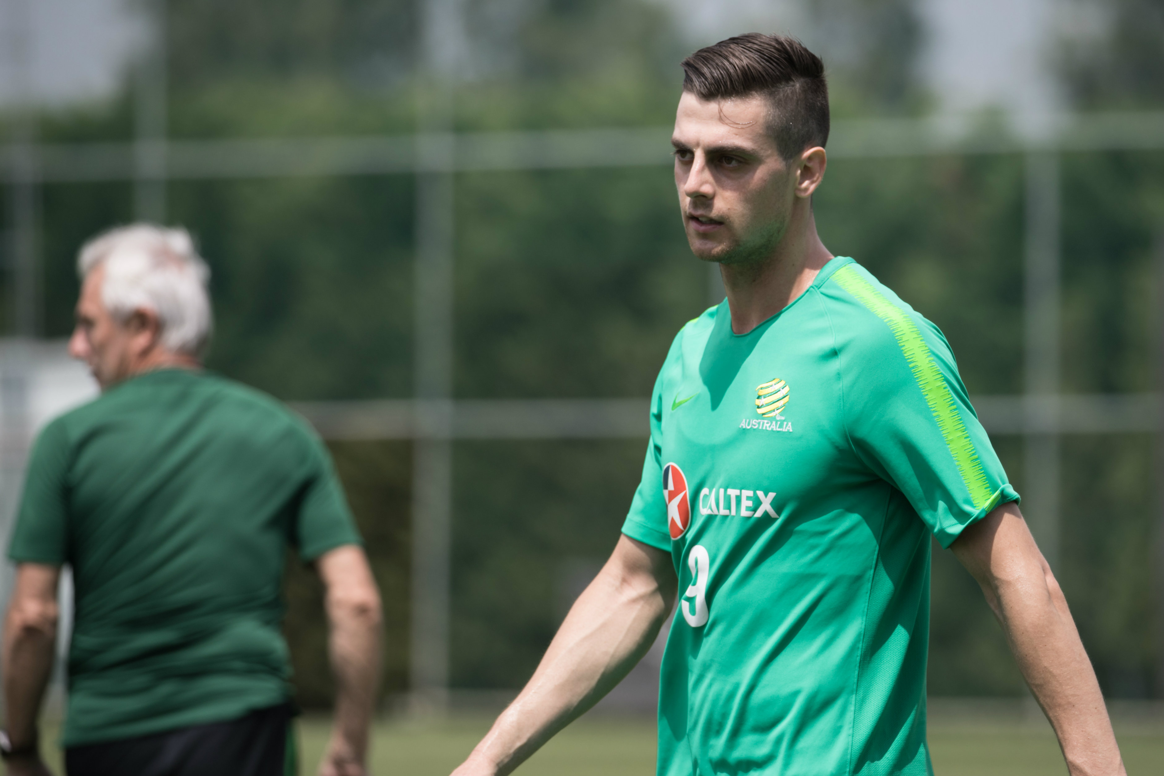 Caltex Socceroos striker Tomi Juric.