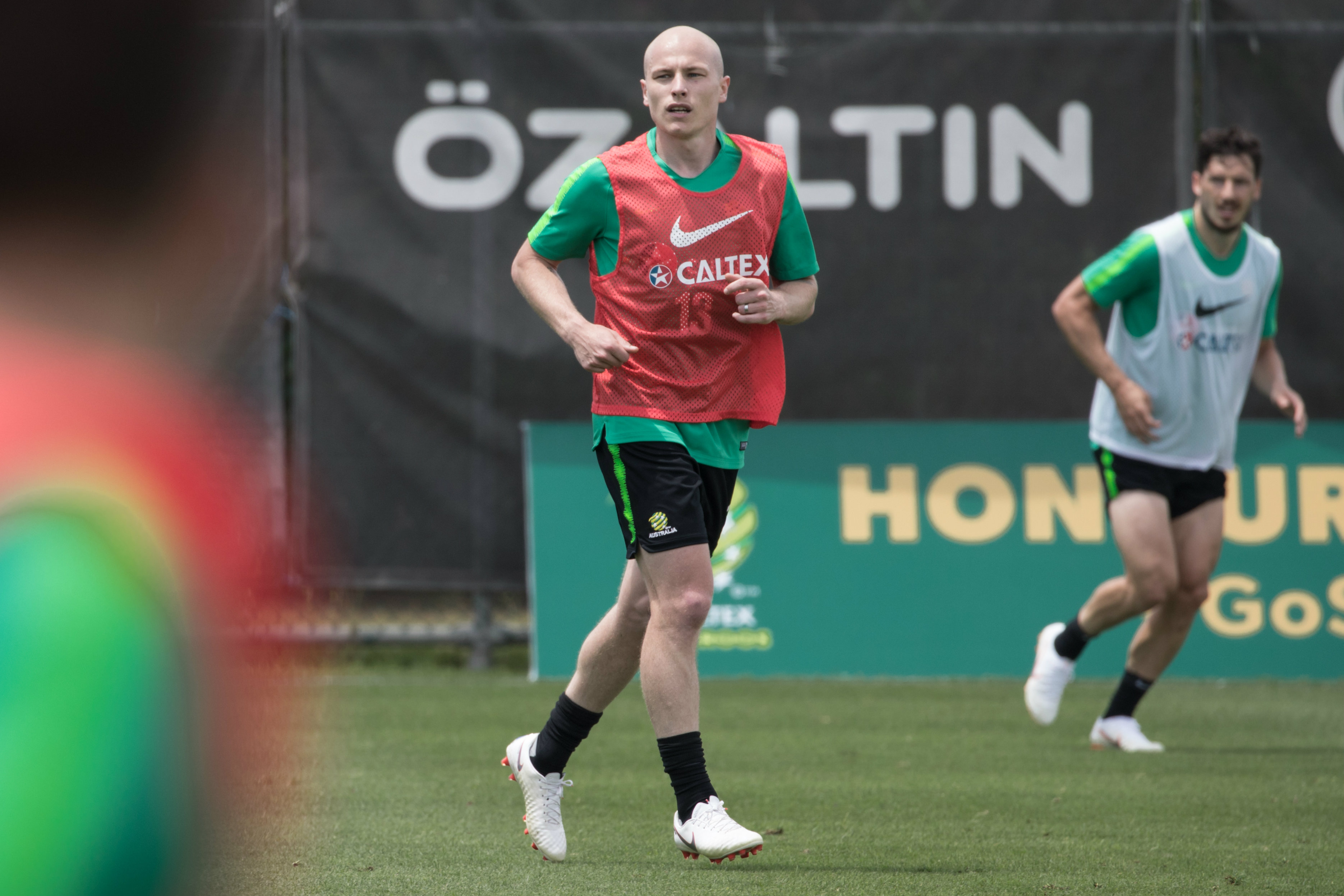 Caltex Socceroos midfielder Aaron Mooy.