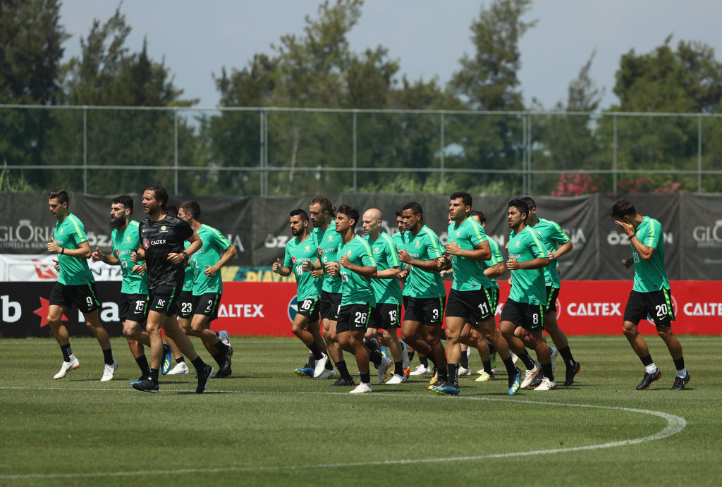 Socceroos in Turkey, training