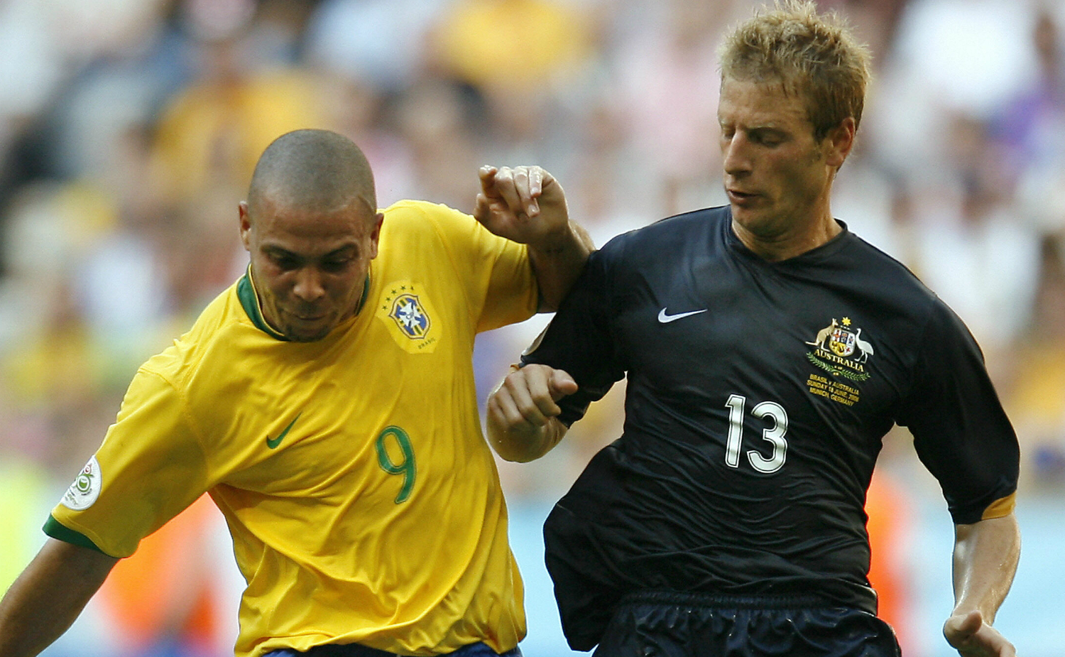 Ronaldo and Vince Grella Ronaldo and Vince Grella