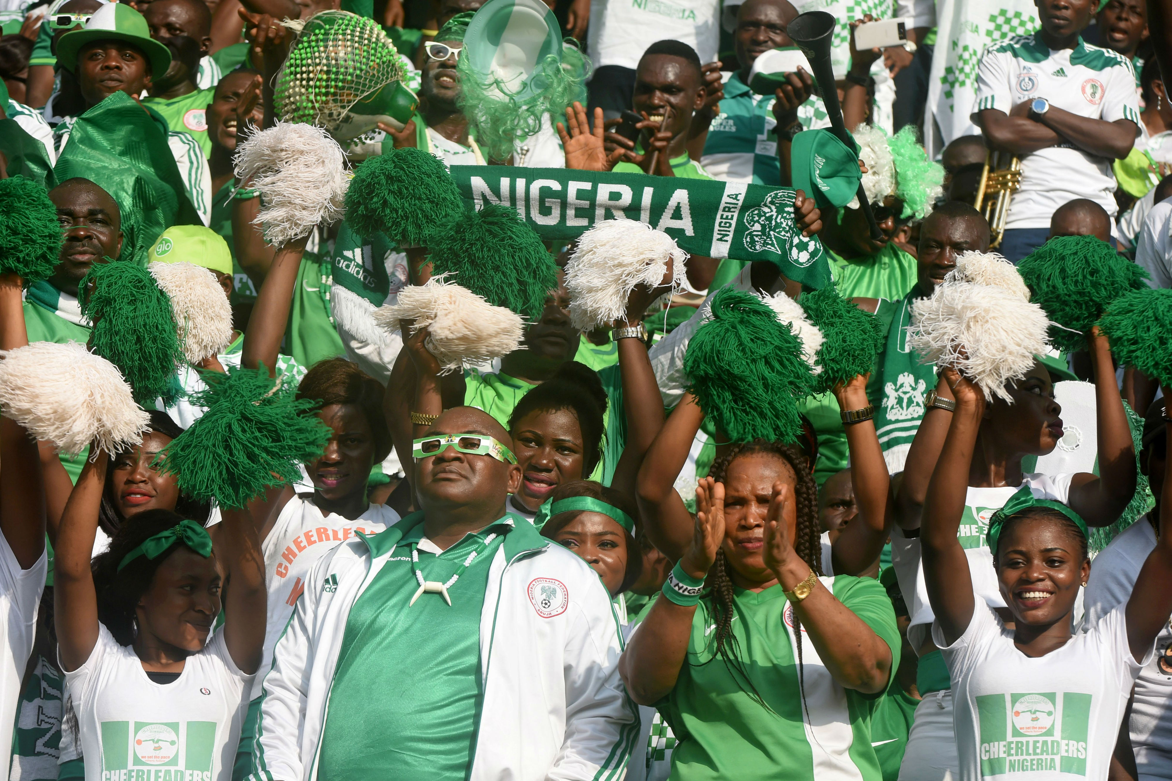 Nigeria fans Nigeria fans