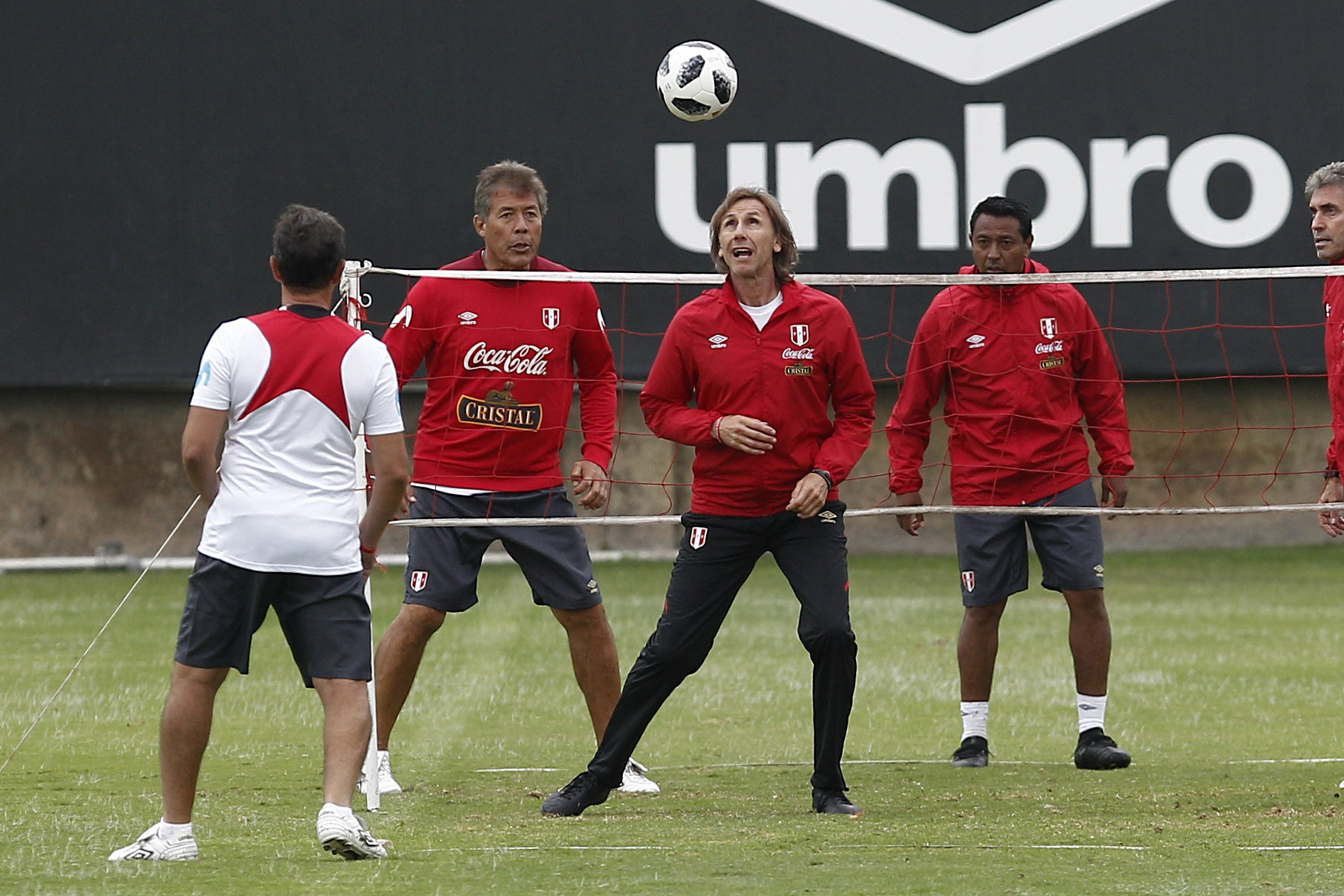 Peru coach Ricardo Guerrero Peru coach Ricardo Guerrero