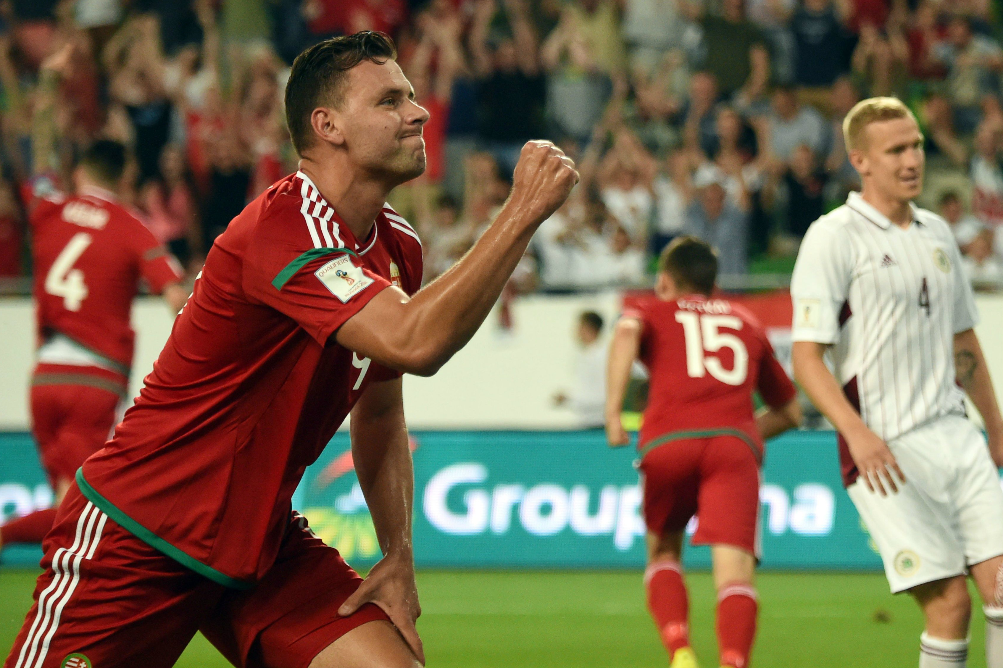Hungary striker Adam Szalai.