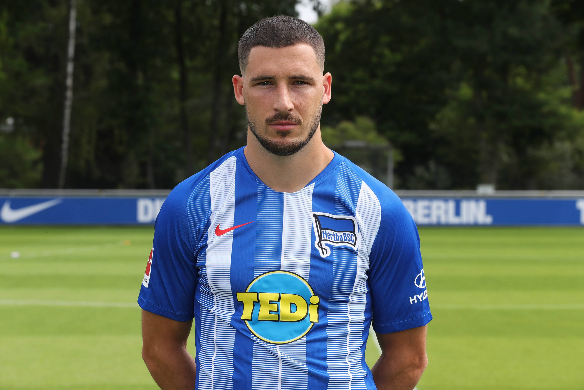 Mathew Leckie in pre-season with Hertha Berlin