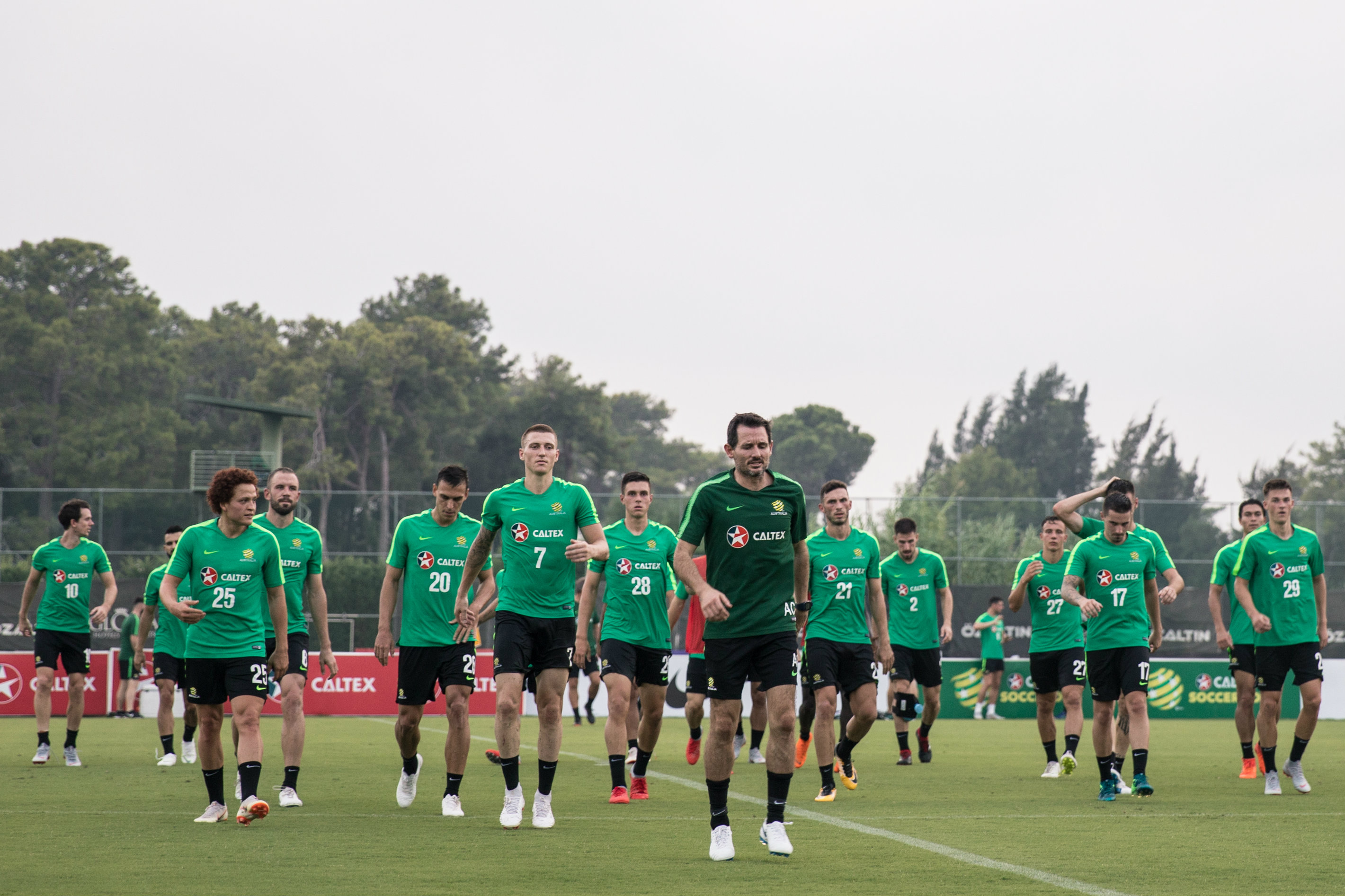Caltex Socceroos training