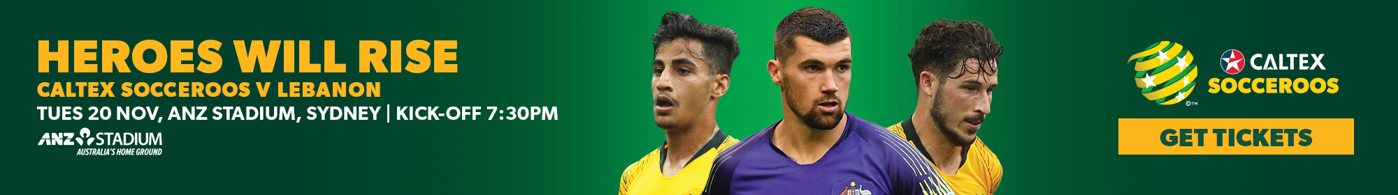Caltex Socceroos v Lebanon