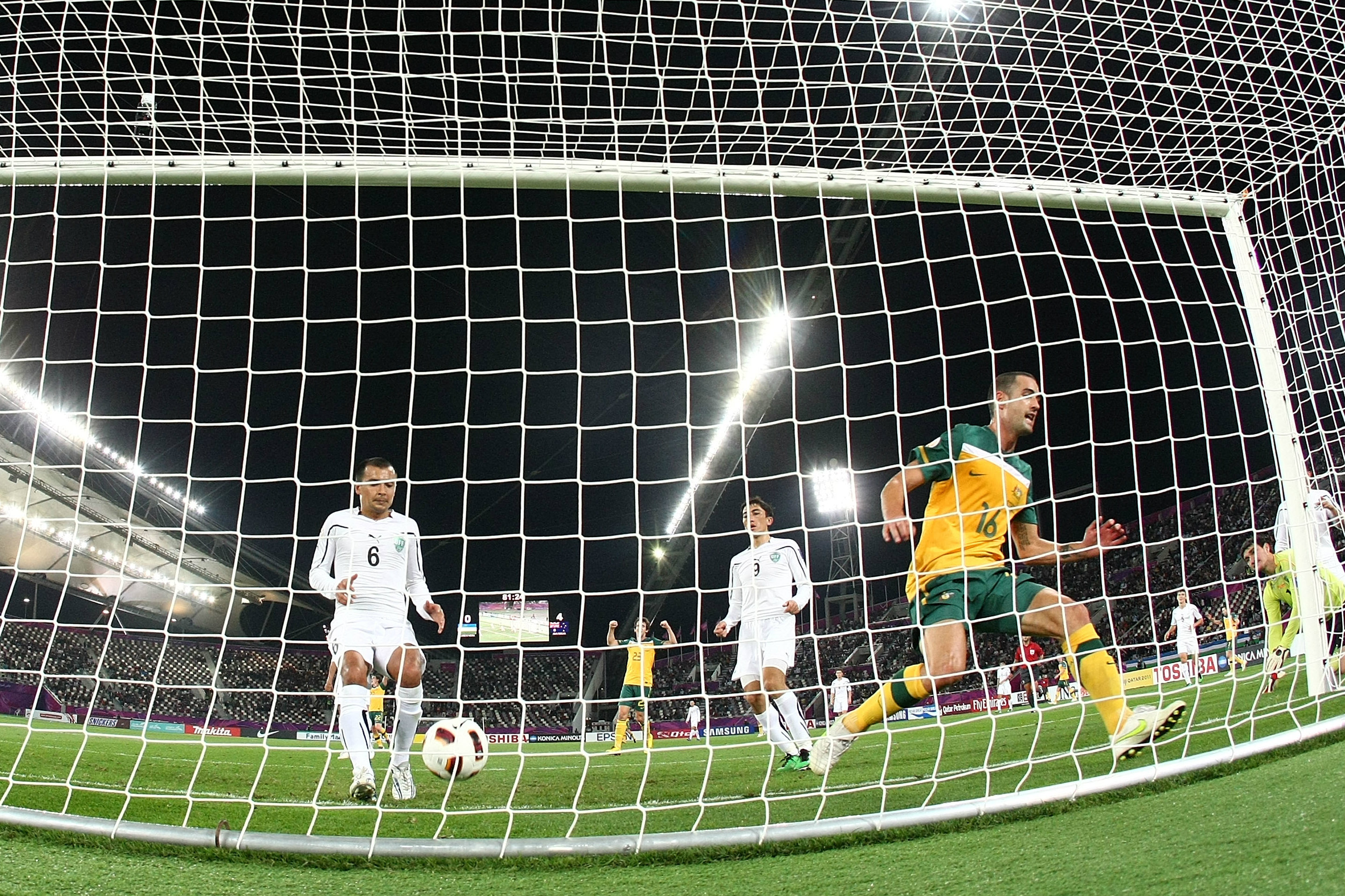 Carl Valeri scored a goal in Australia's semi final win over Uzbekistan at the 2011 Asian Cup