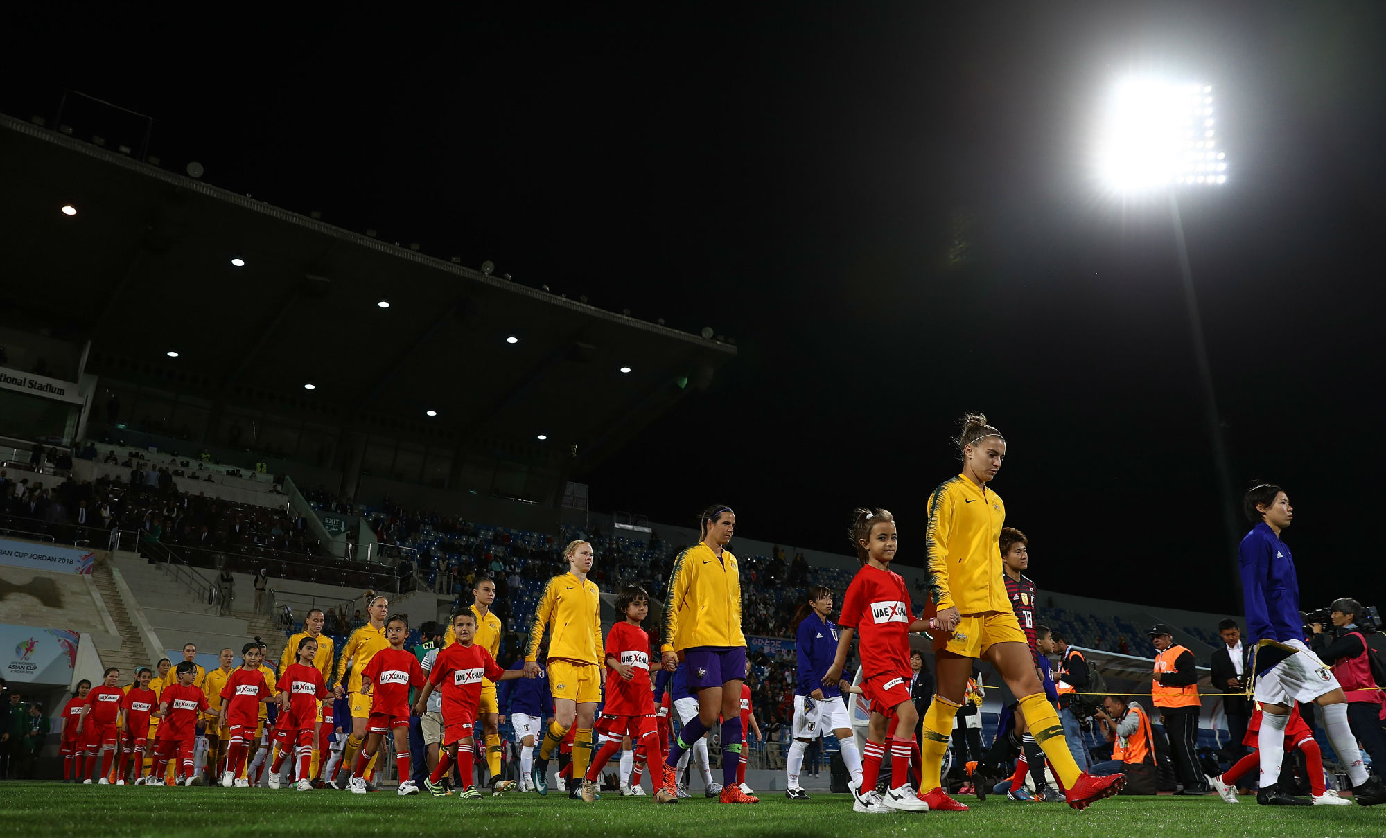 The Westfield Matildas played Japan in theAFC Women's Asian Cup Final 2018 in Jordan's Amman International Stadium. The Westfield Matildas played Japan in the AFC Women's Asian Cup Final 2018 in Jordan's Amman International Stadium.