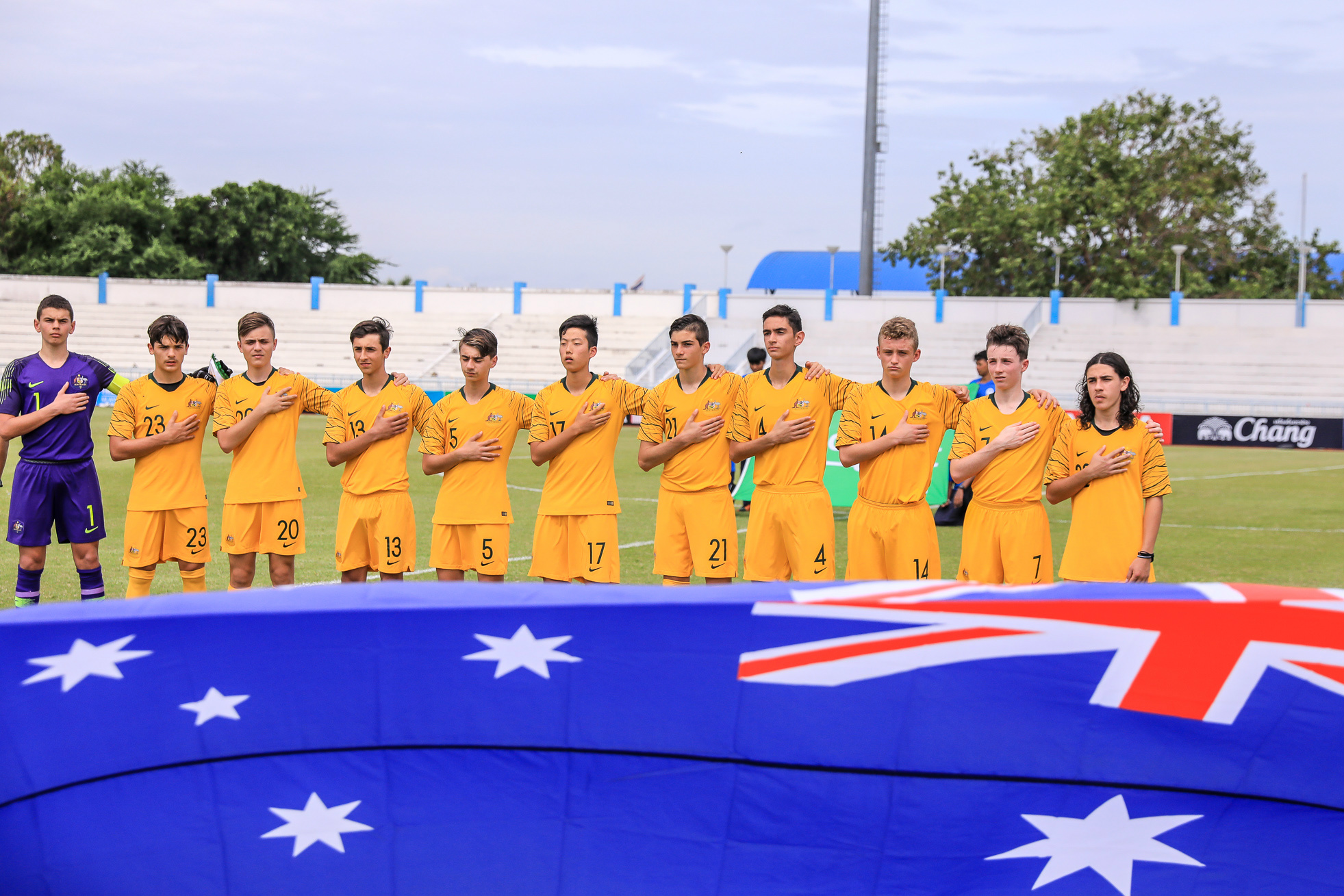 Joeys starting XI v Laos