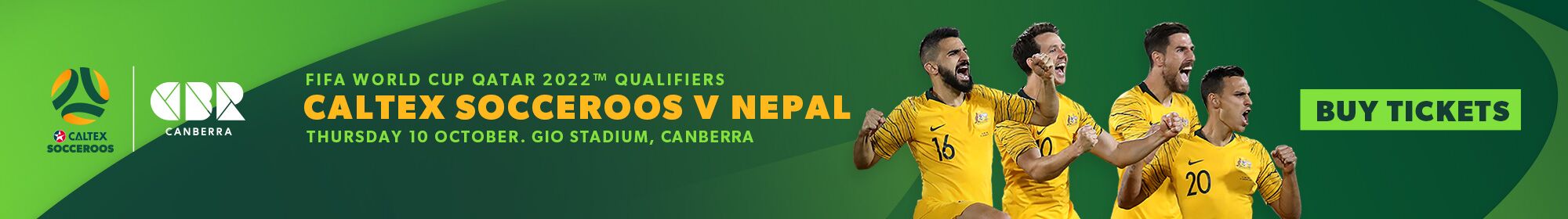 SOCCEROOS BUY NEPAL TICKETS