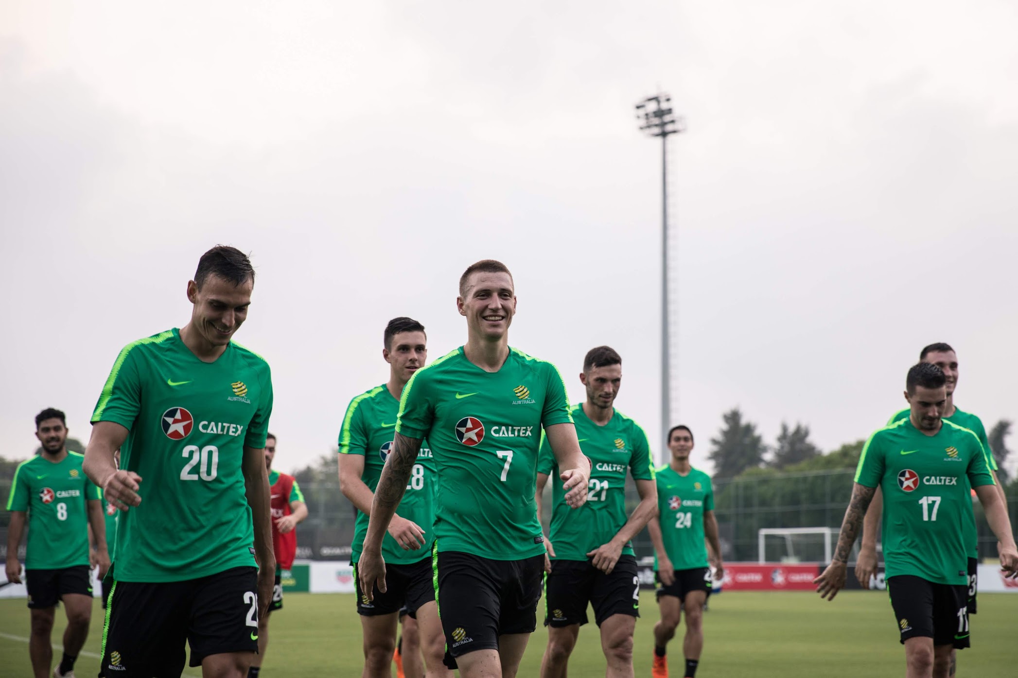 Mitch Duke training with the Caltex Socceroos Mitch Duke training with the Caltex Socceroos