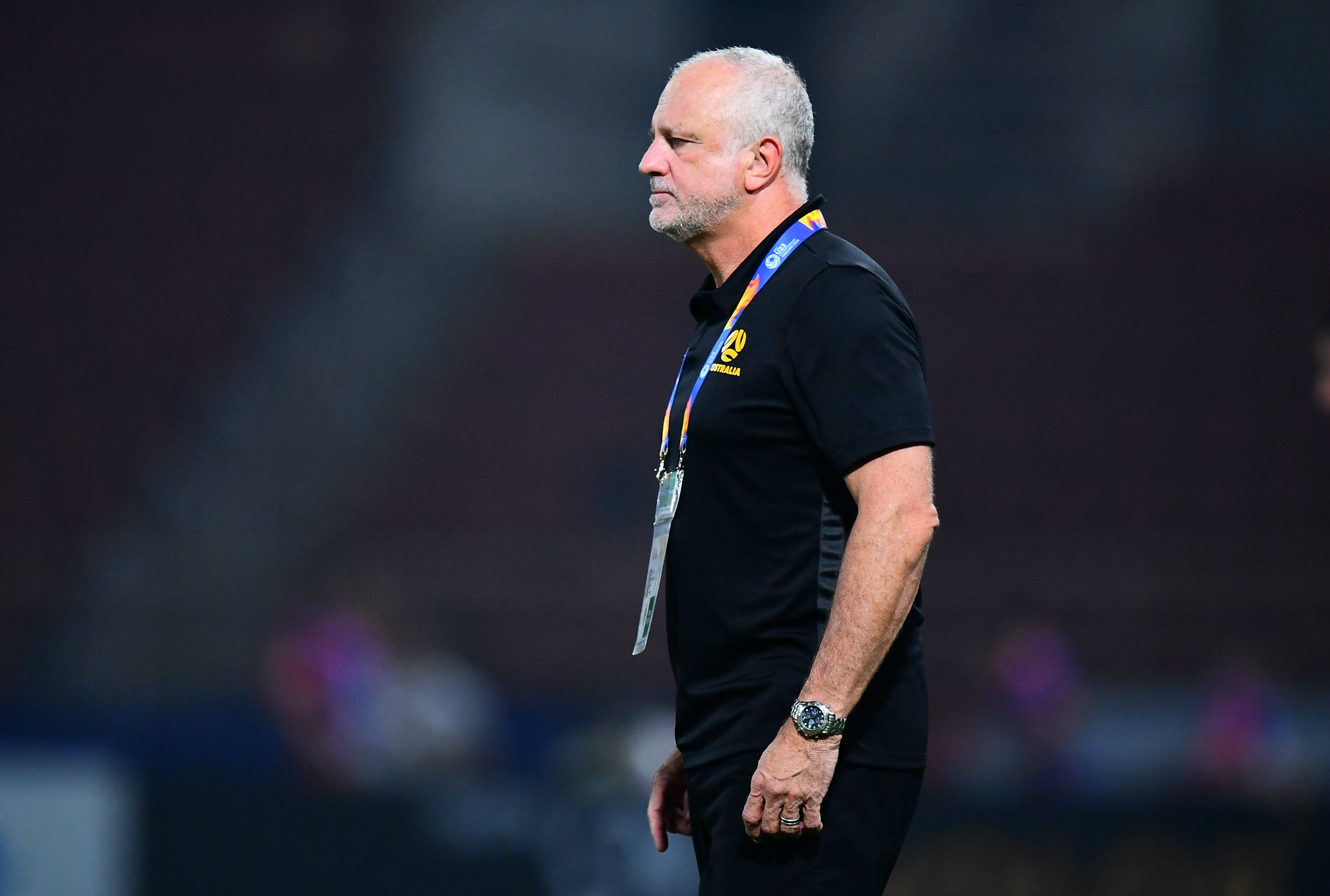 Graham Arnold has urged his side to show the Aussie fighting spirit against Uzbekistan