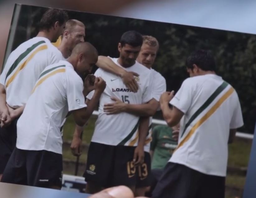 Socceroos training camp – photo taken in 2006