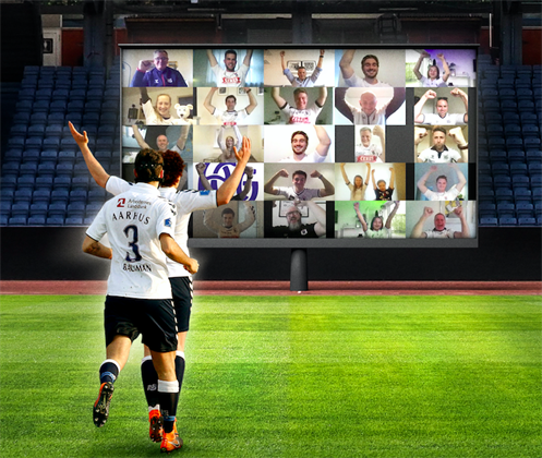 AGF Aarhus zoom stadium virtual