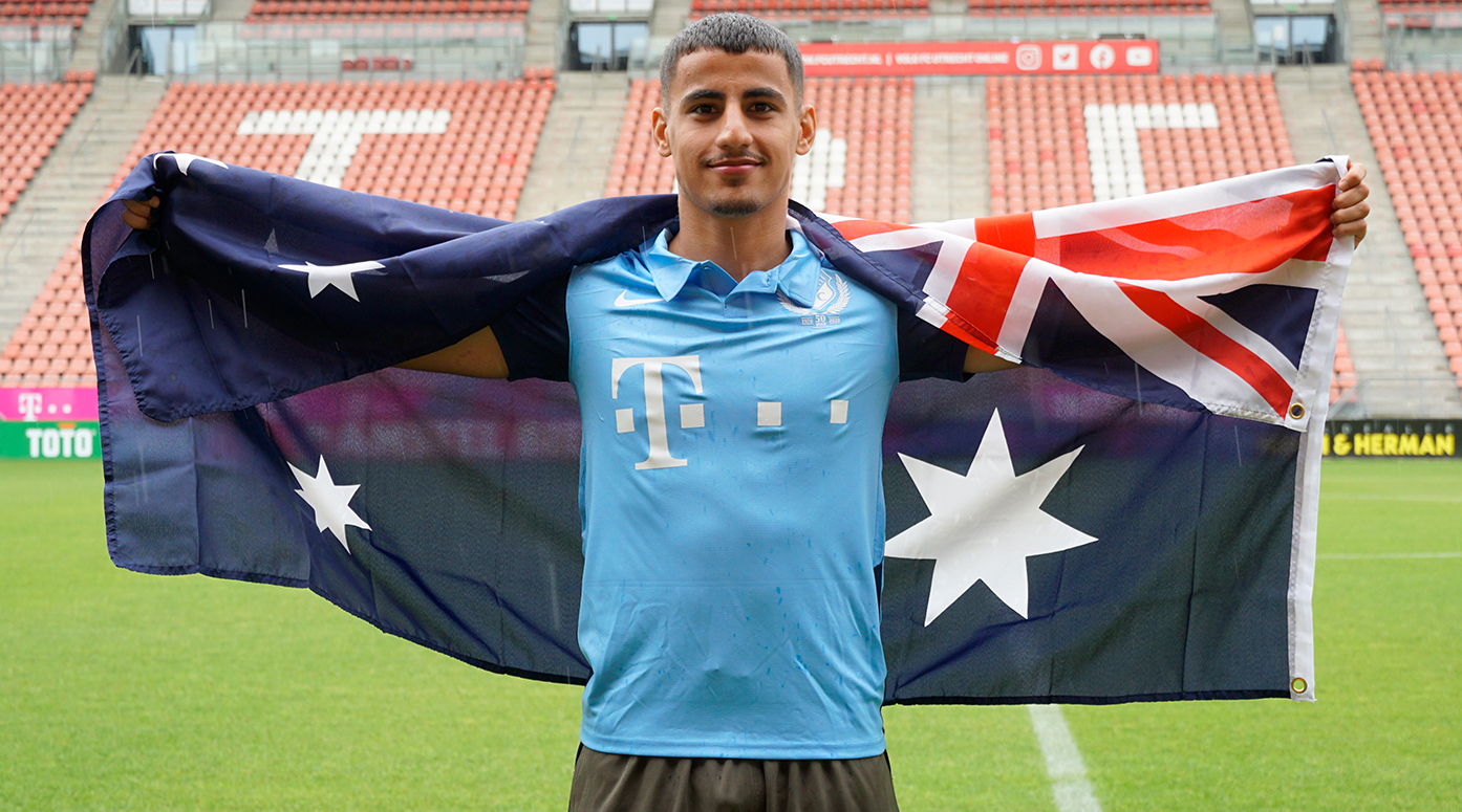 Daniel Arzani Socceroos FC Utrecht