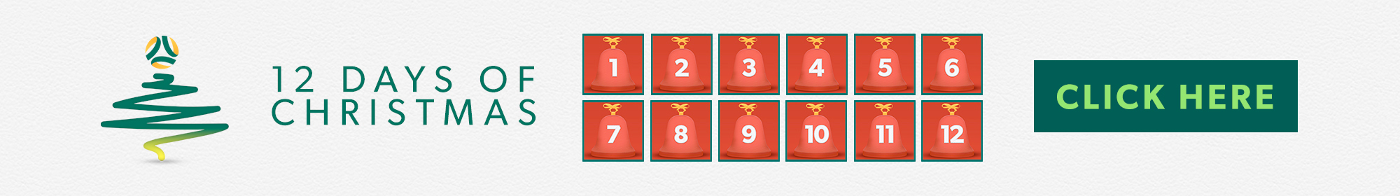 12 Days of Christmas Thin Banner