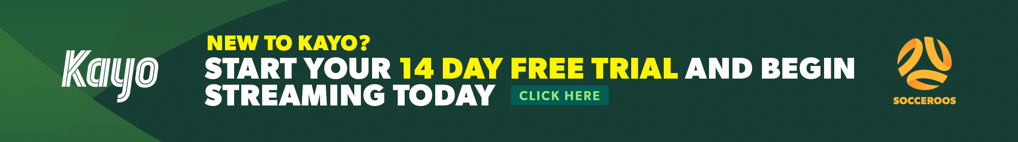 Kayo Socceroos offer Kayo Socceroos offer