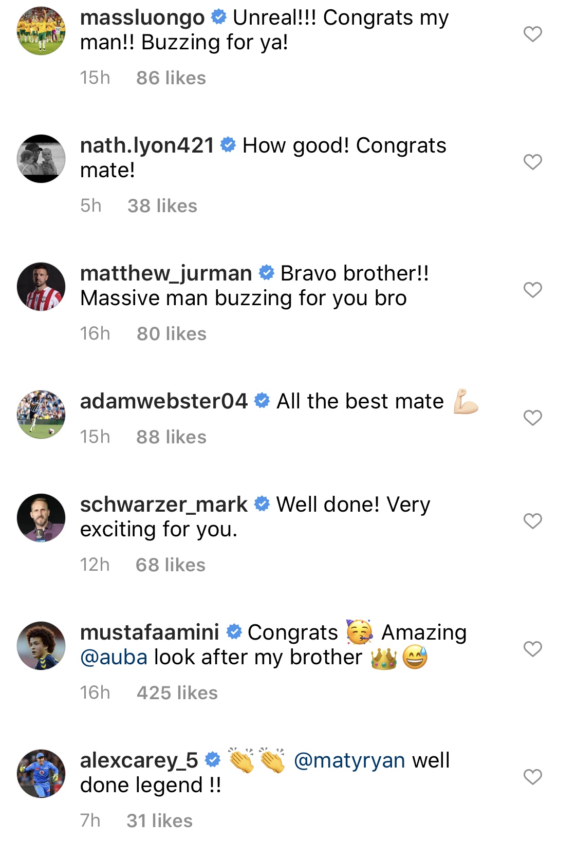 Maty Ryan Reactions