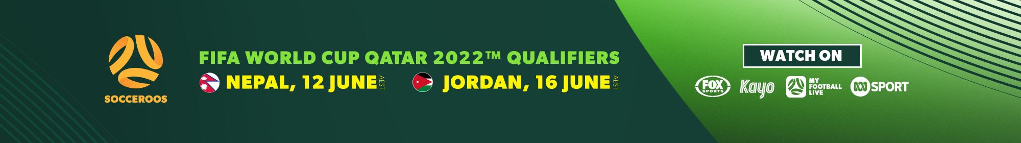 Socceroos Nepal Jordan