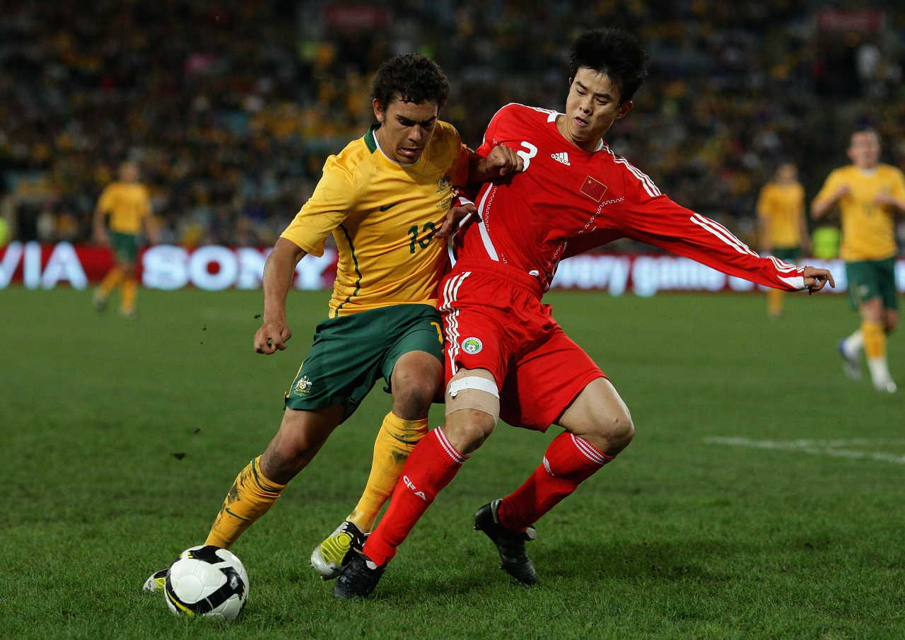 David Williams Socceroos v China 2008