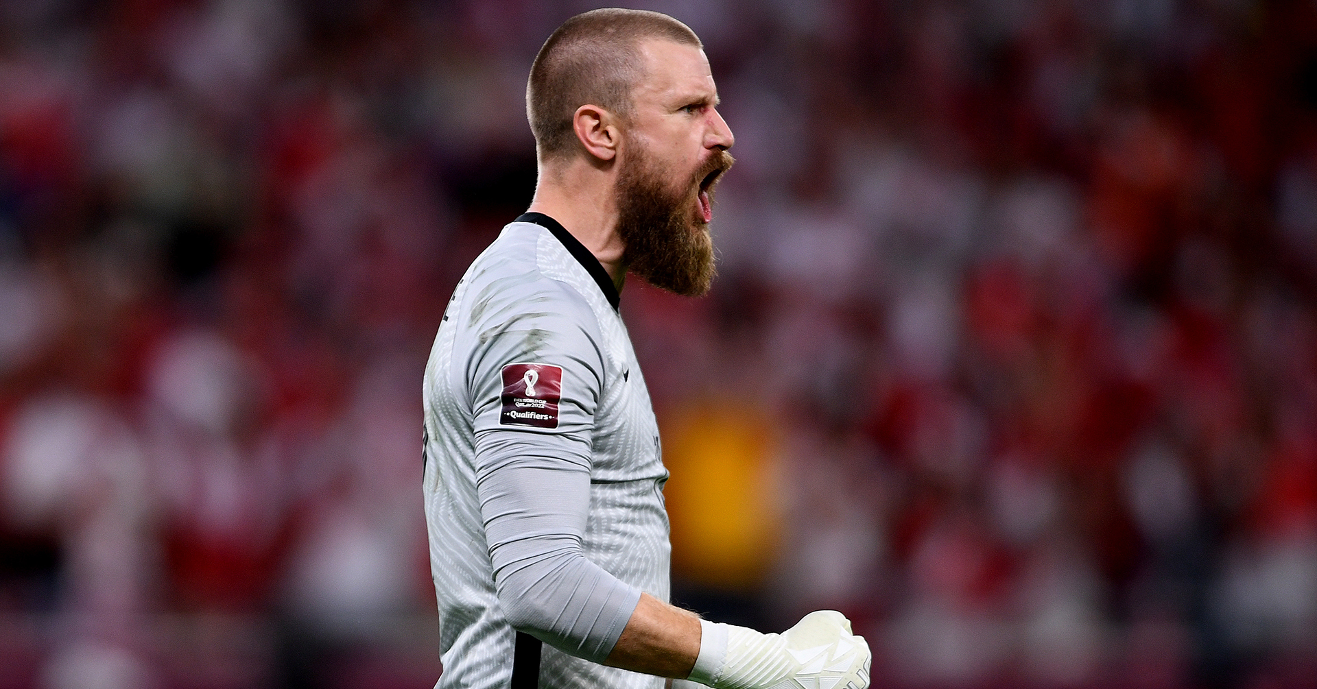 Andrew Redmayne after saving the winning penalty to send Australia to the World Cup