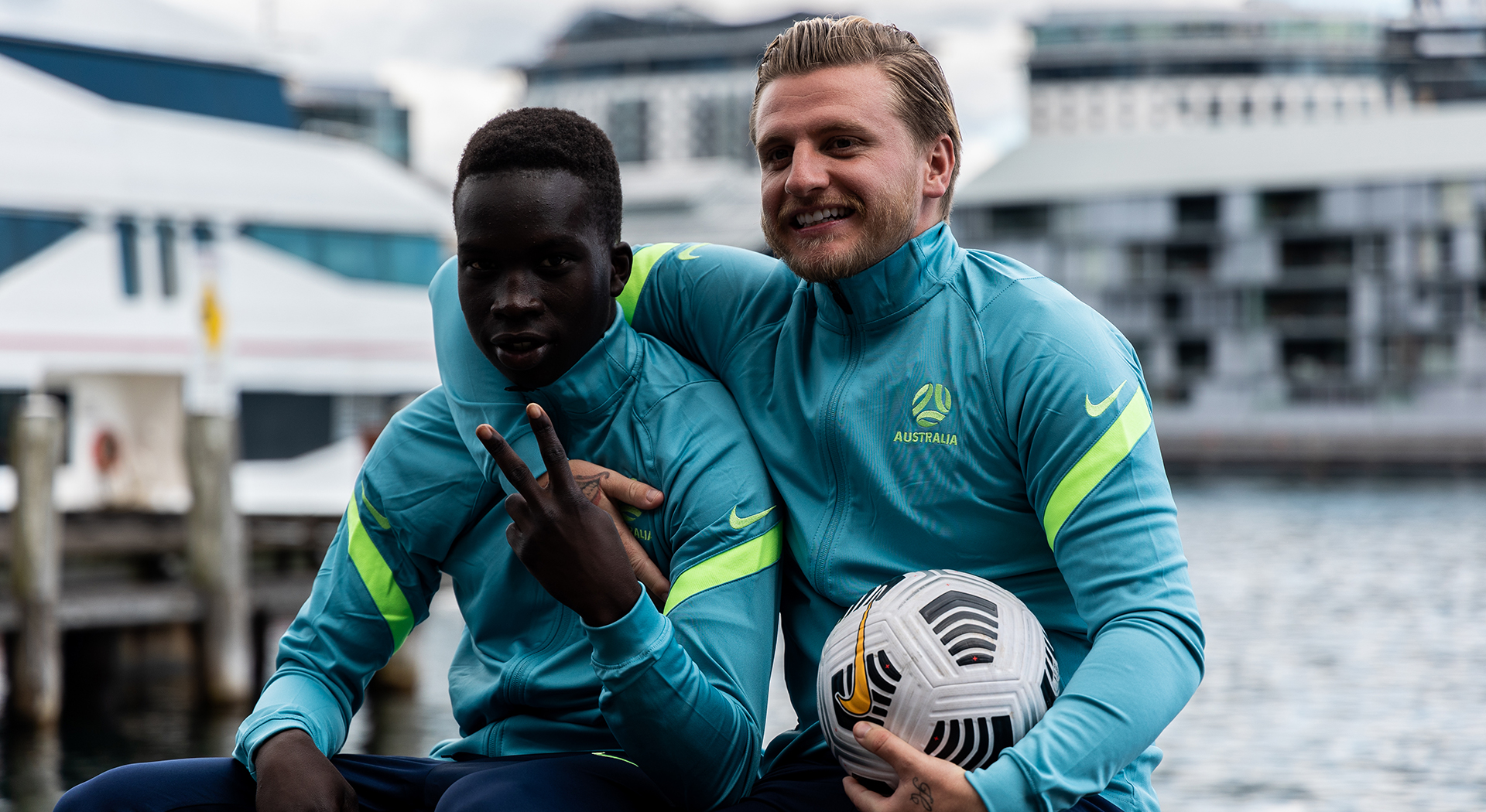 Garang Kuol and Jason Cummings