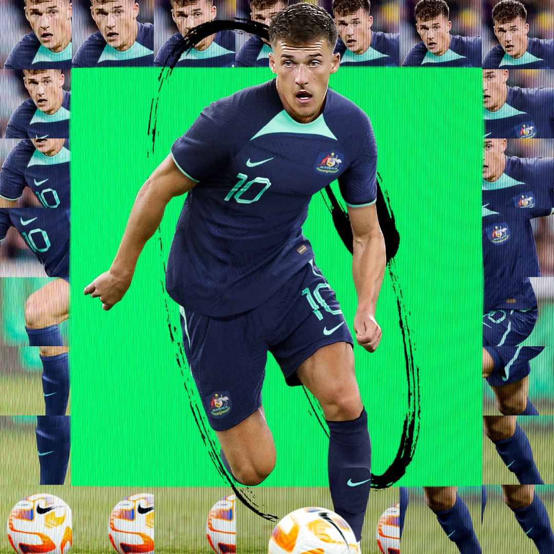 Socceroos Ajdin Hrustic new away jersey 2022