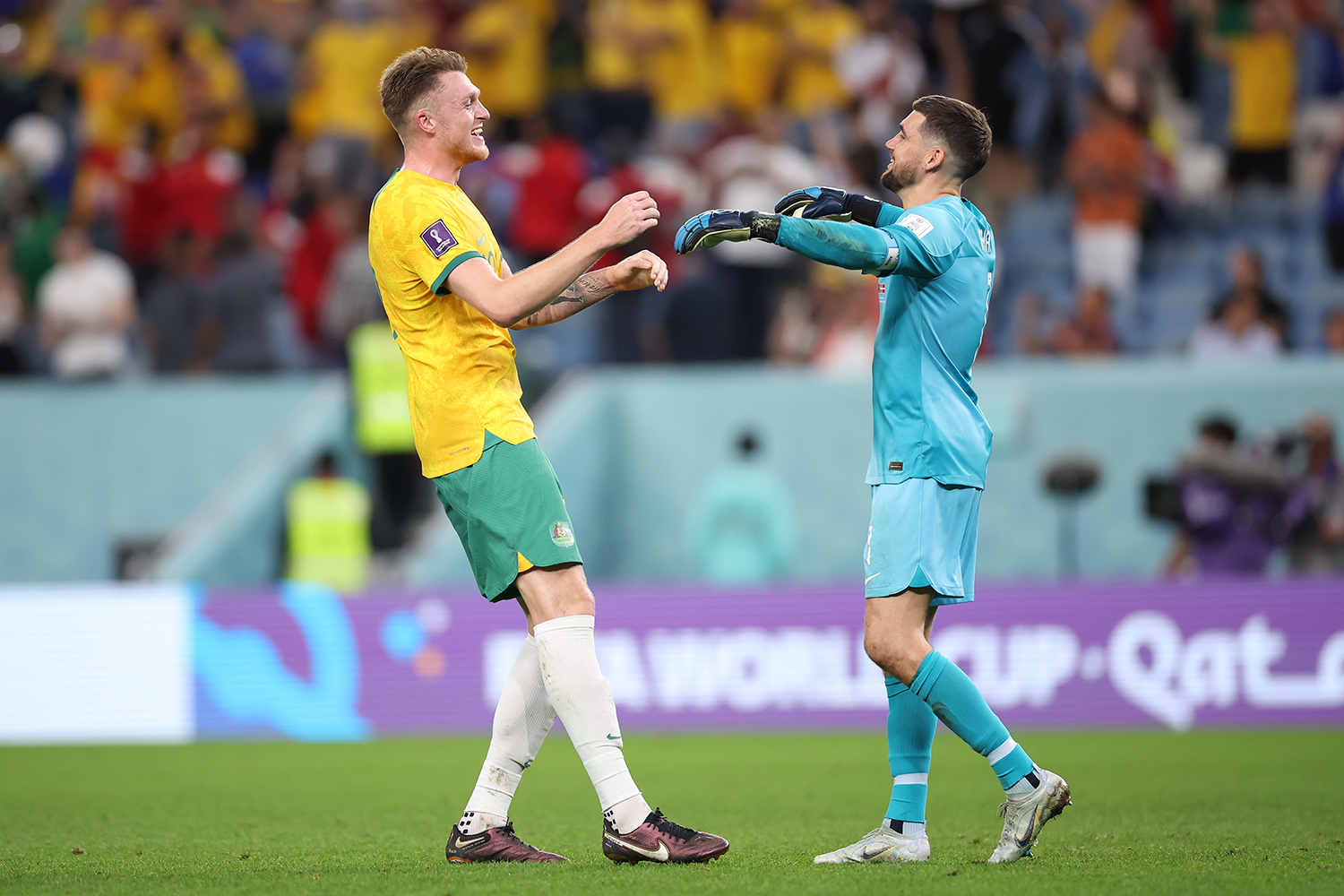 Harry Souttar and Maty Ryan