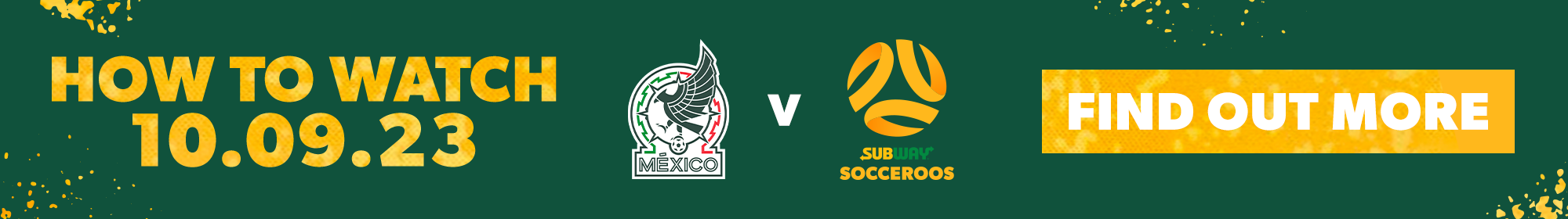 How to Watch Mexico v Socceroos