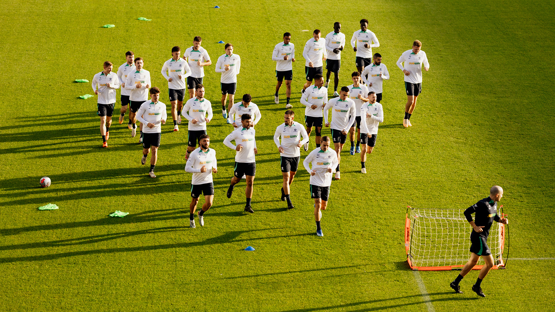 Socceroos training