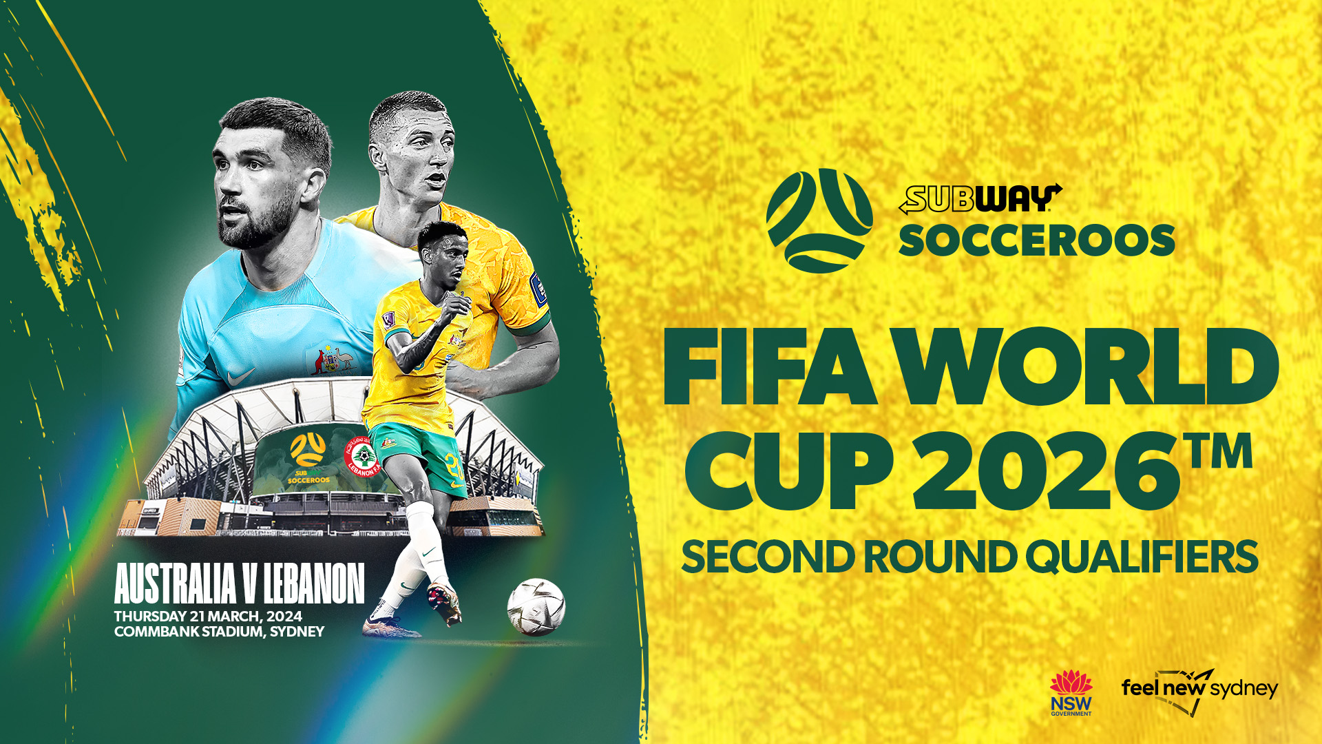 Socceroos vs Lebanon