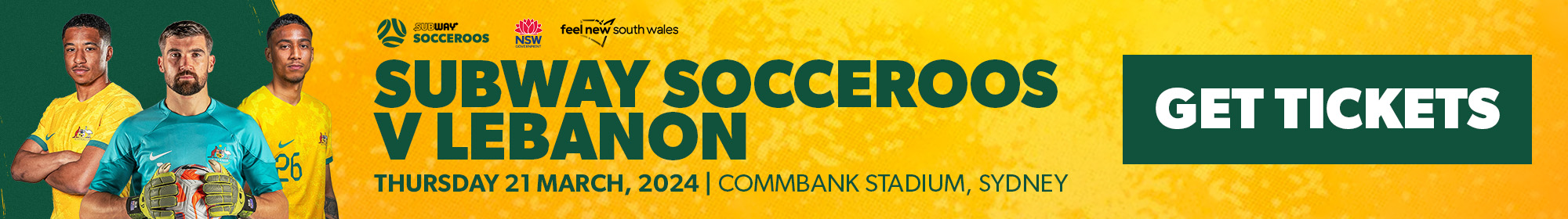 Australia v Lebanon thin ticket banner