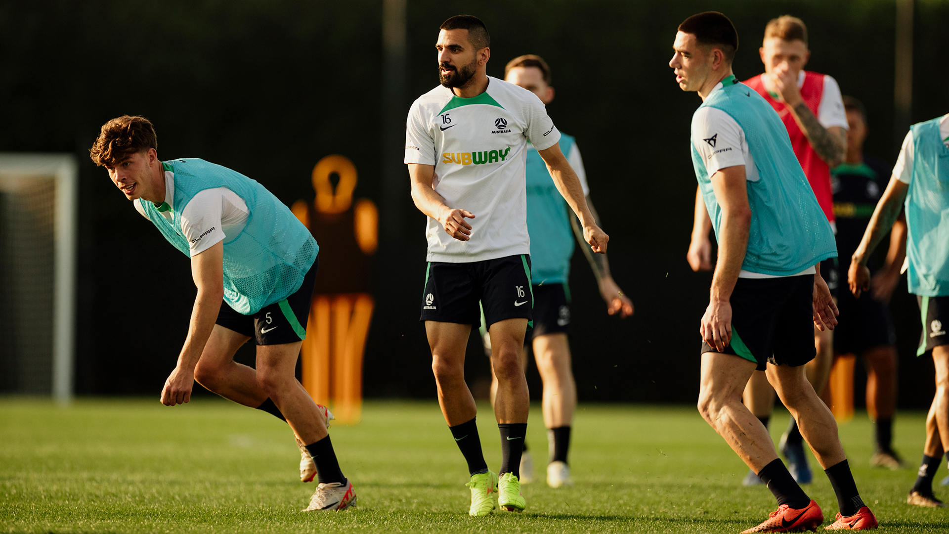 Aziz Behich and Jordan Bos