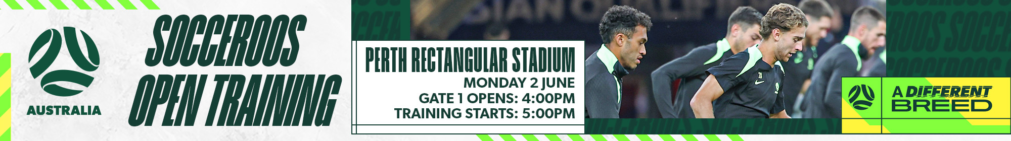 Open Training Session - thin banner